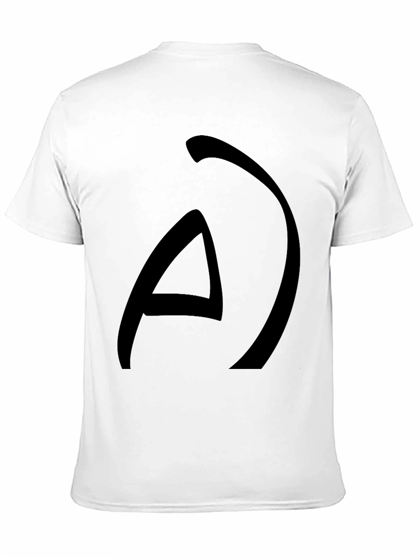 Abstract Graphic Black T-Shirt