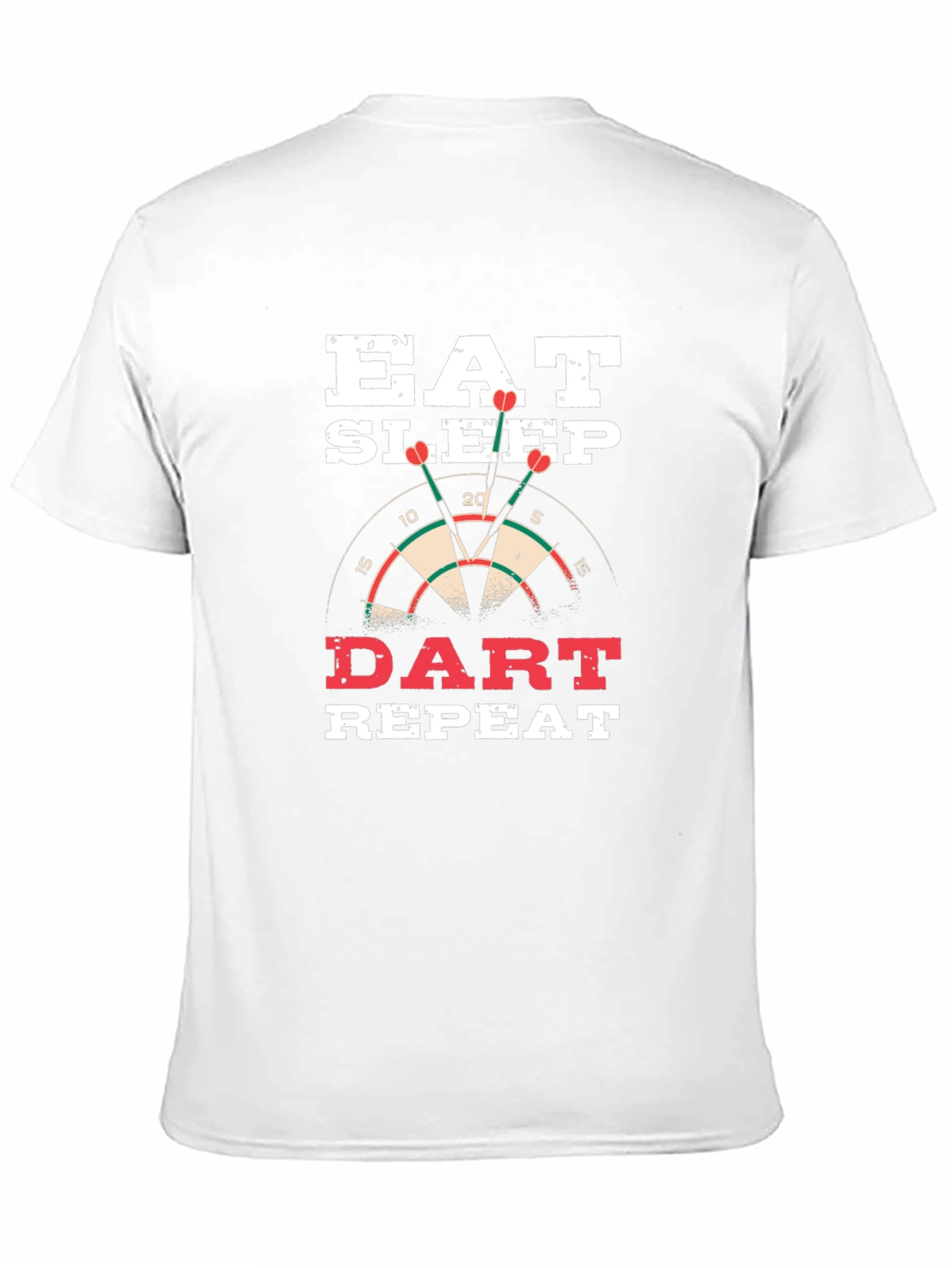 Eat Sleep Dart Repeat Black T-Shirt