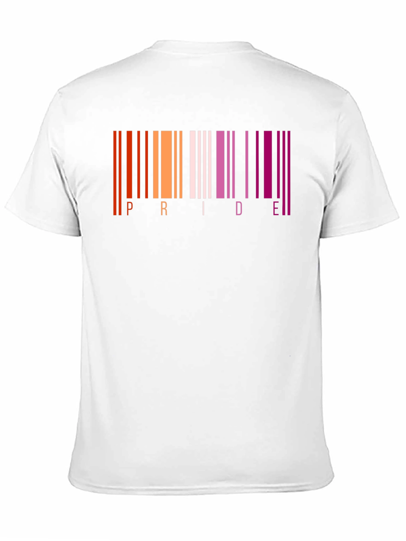 Lesbian Pride Barcode T-Shirt - LGBTQ+ Pride Month