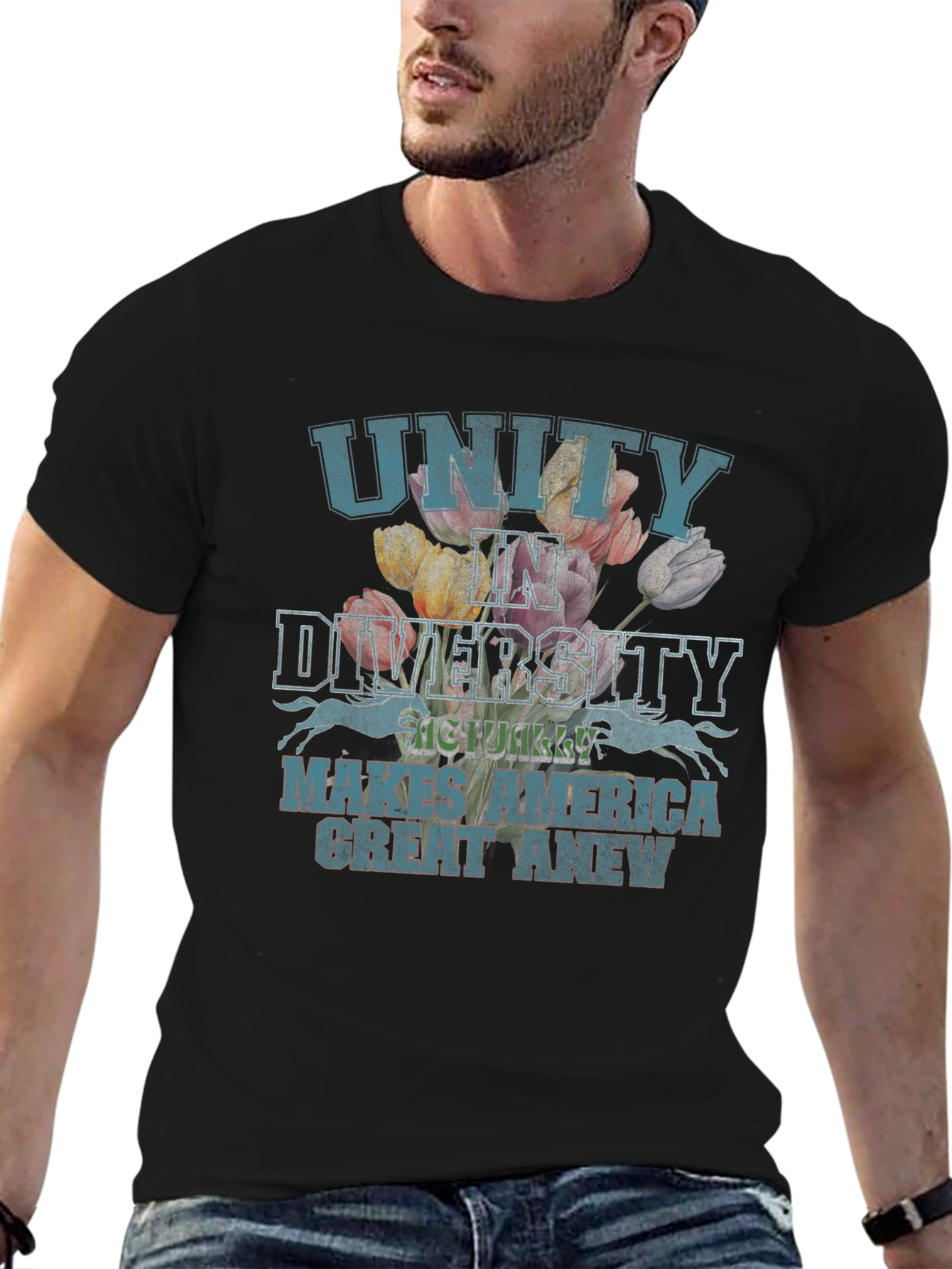 Unity in Diversity Graphic T-Shirt