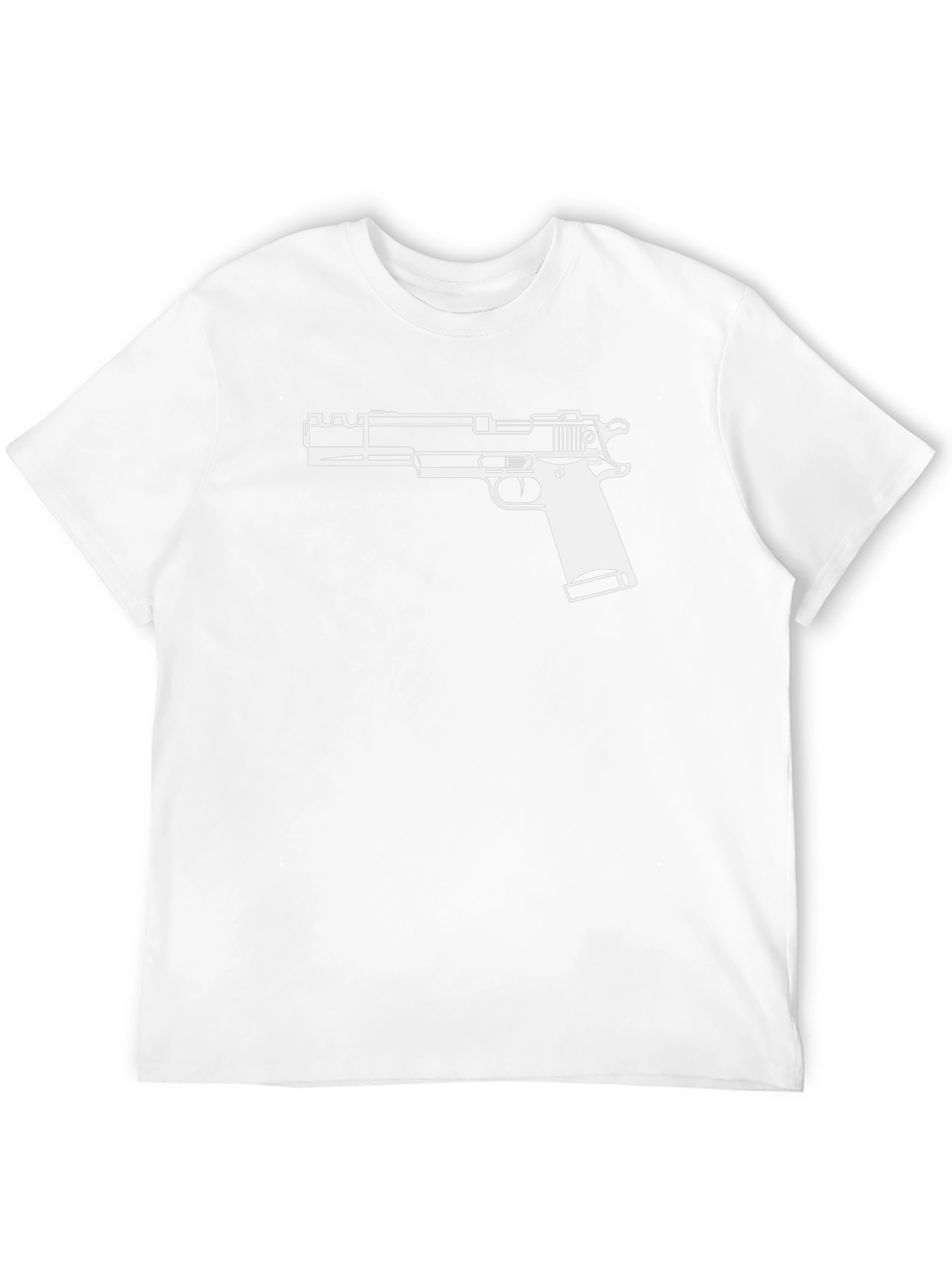 Gun Graphic Tee - Cool Firearm Design T-Shirt