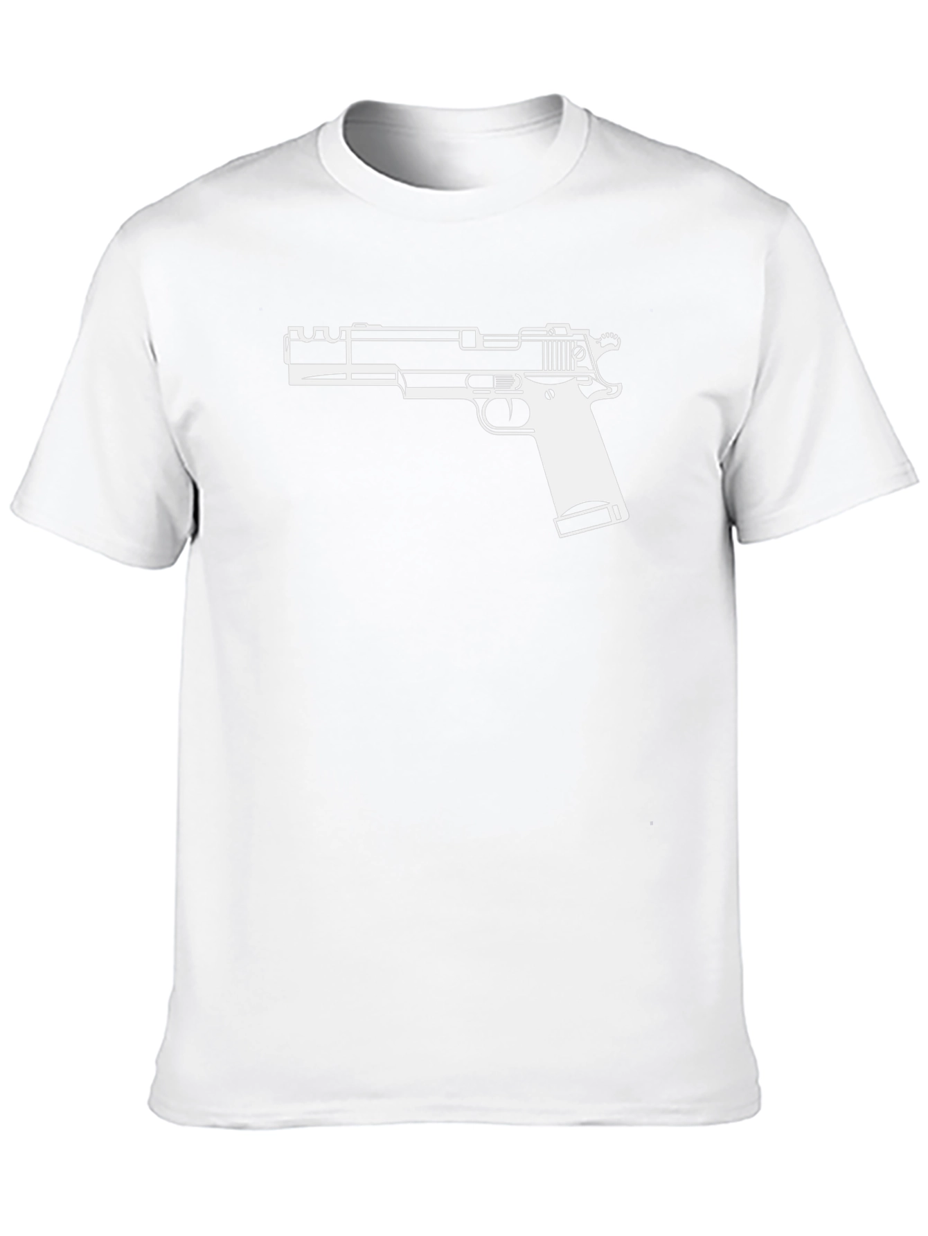 Gun Graphic Tee - Cool Firearm Design T-Shirt