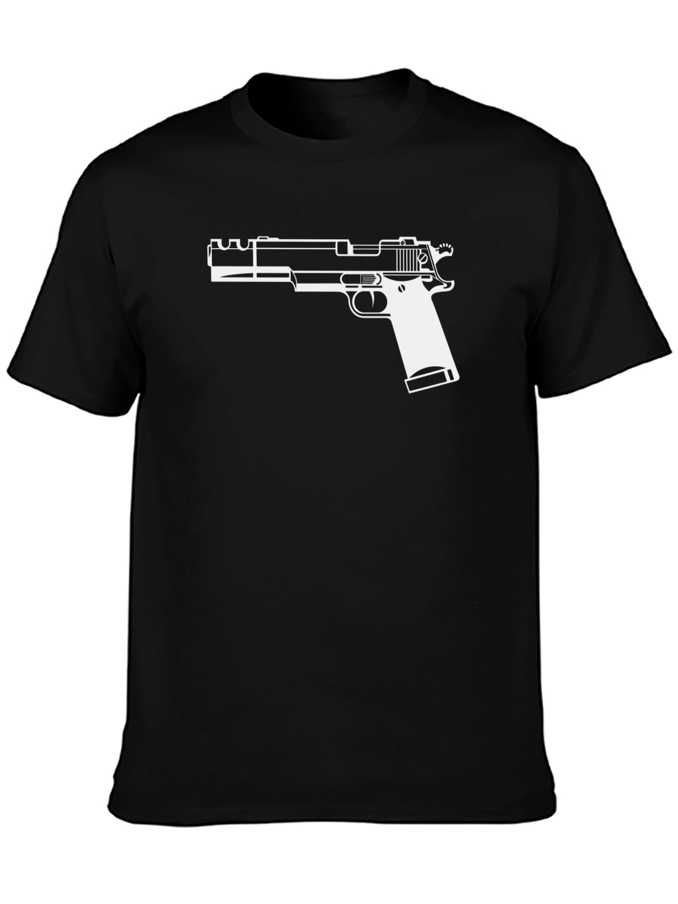 Gun Graphic Tee - Cool Firearm Design T-Shirt