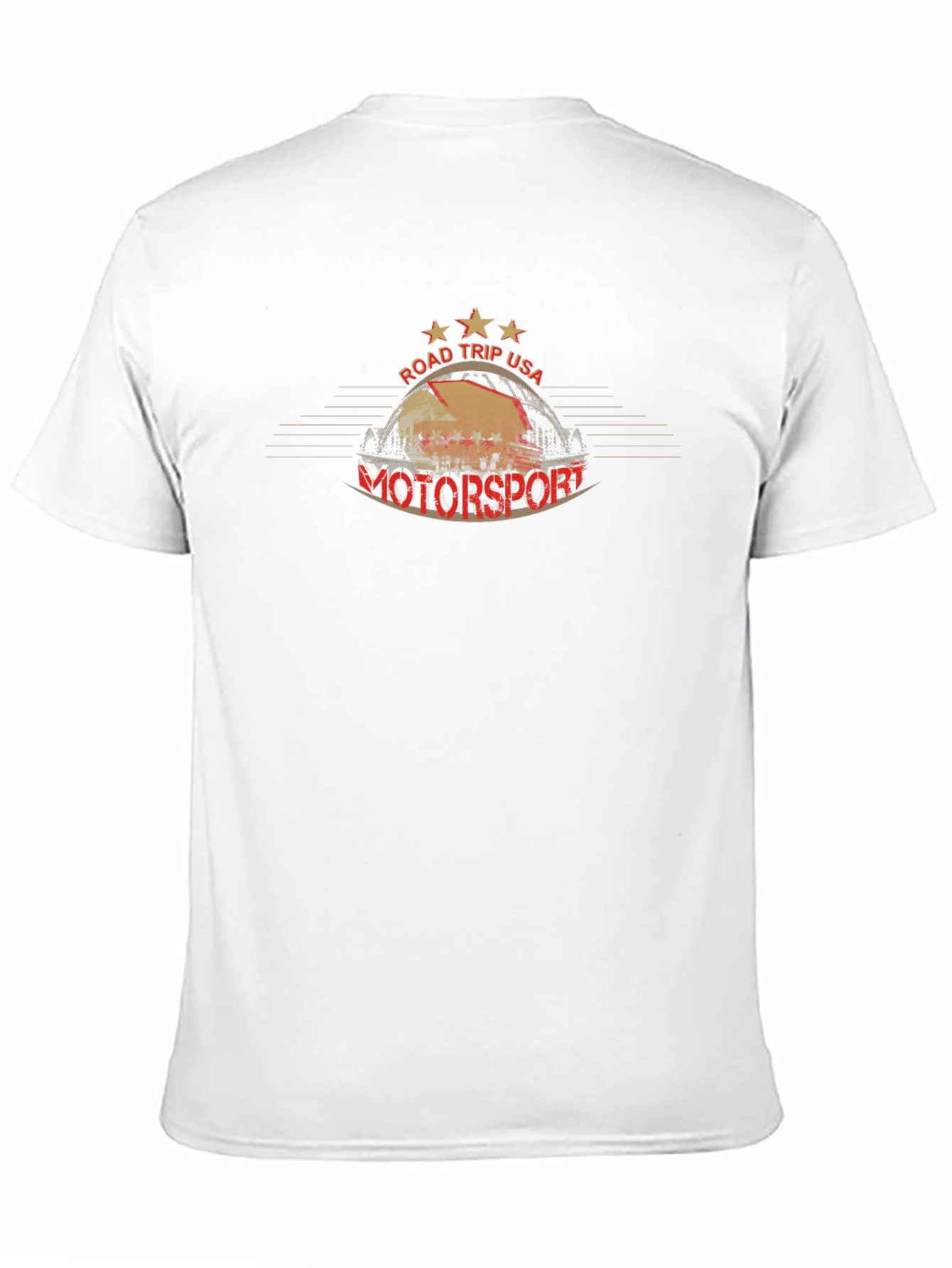 Road Trip USA Motorsport Black Graphic Tee
