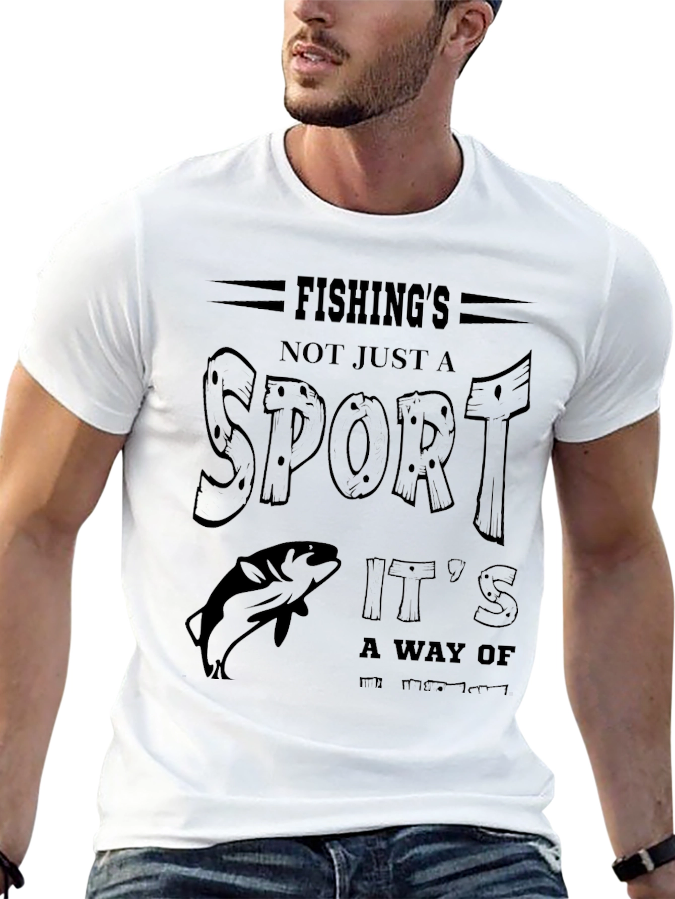 Fishings Not Just a Sport Graphic T-Shirt