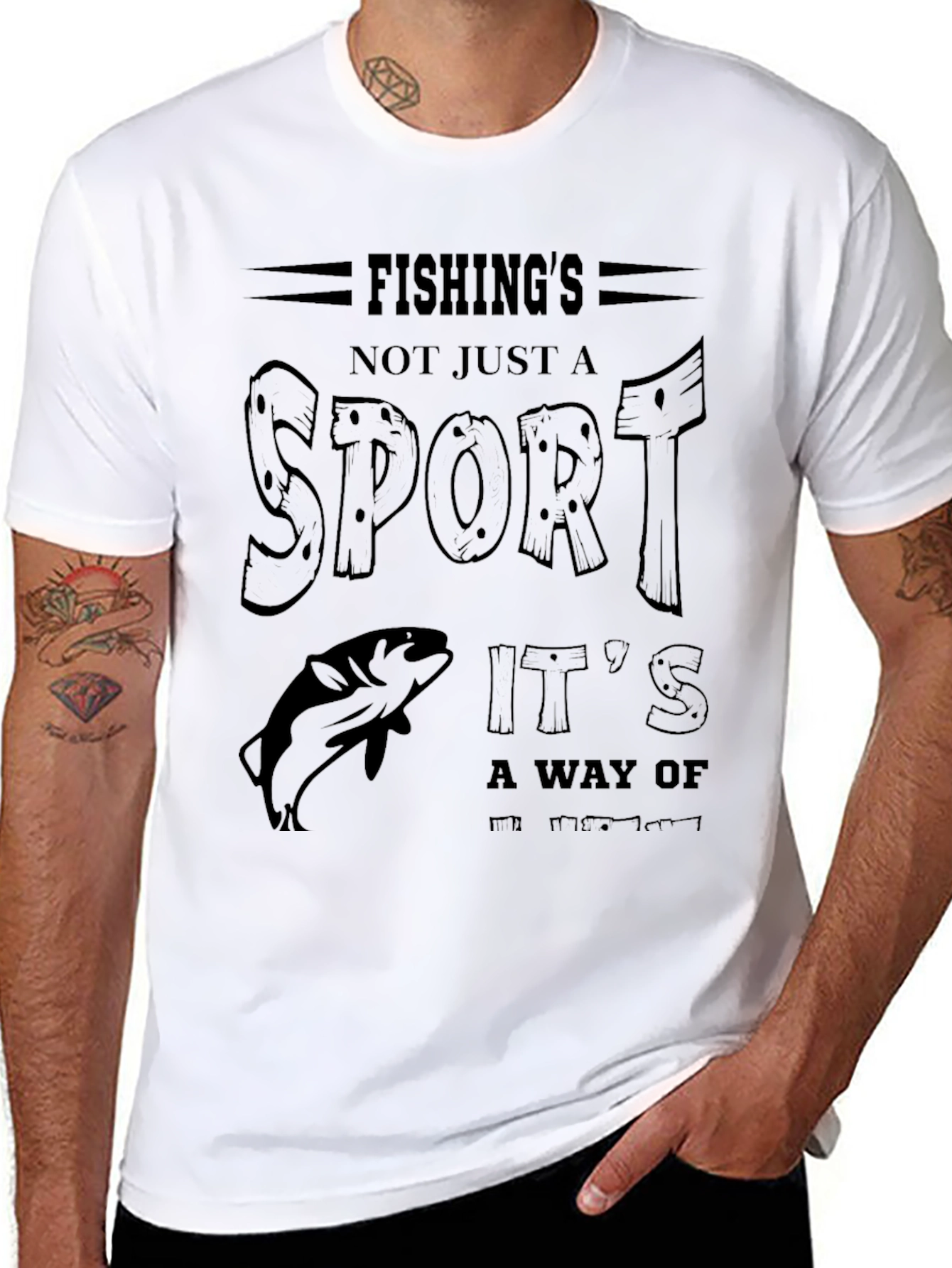 Fishings Not Just a Sport Graphic T-Shirt