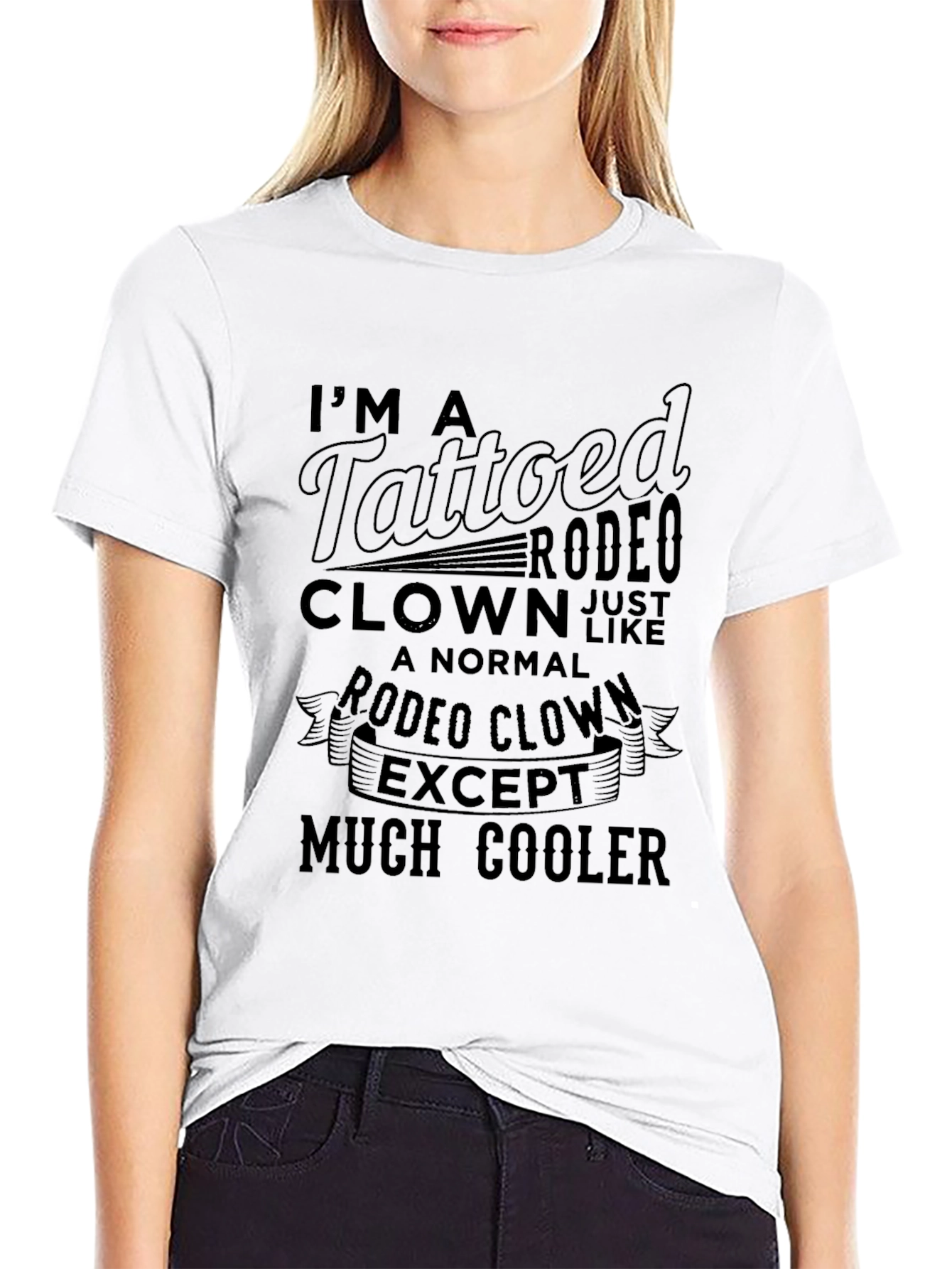 Tattooed Rodeo Clown Graphic T-Shirt