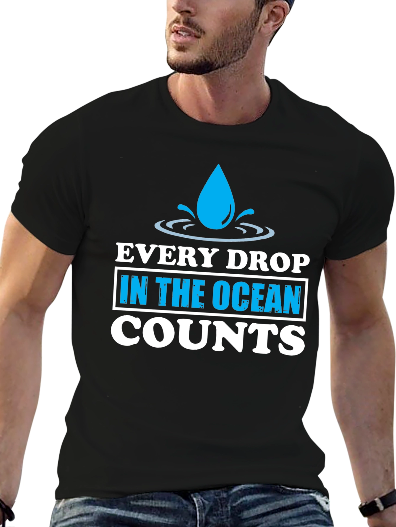 Every Drop Counts T-Shirt - Earth Day Tee