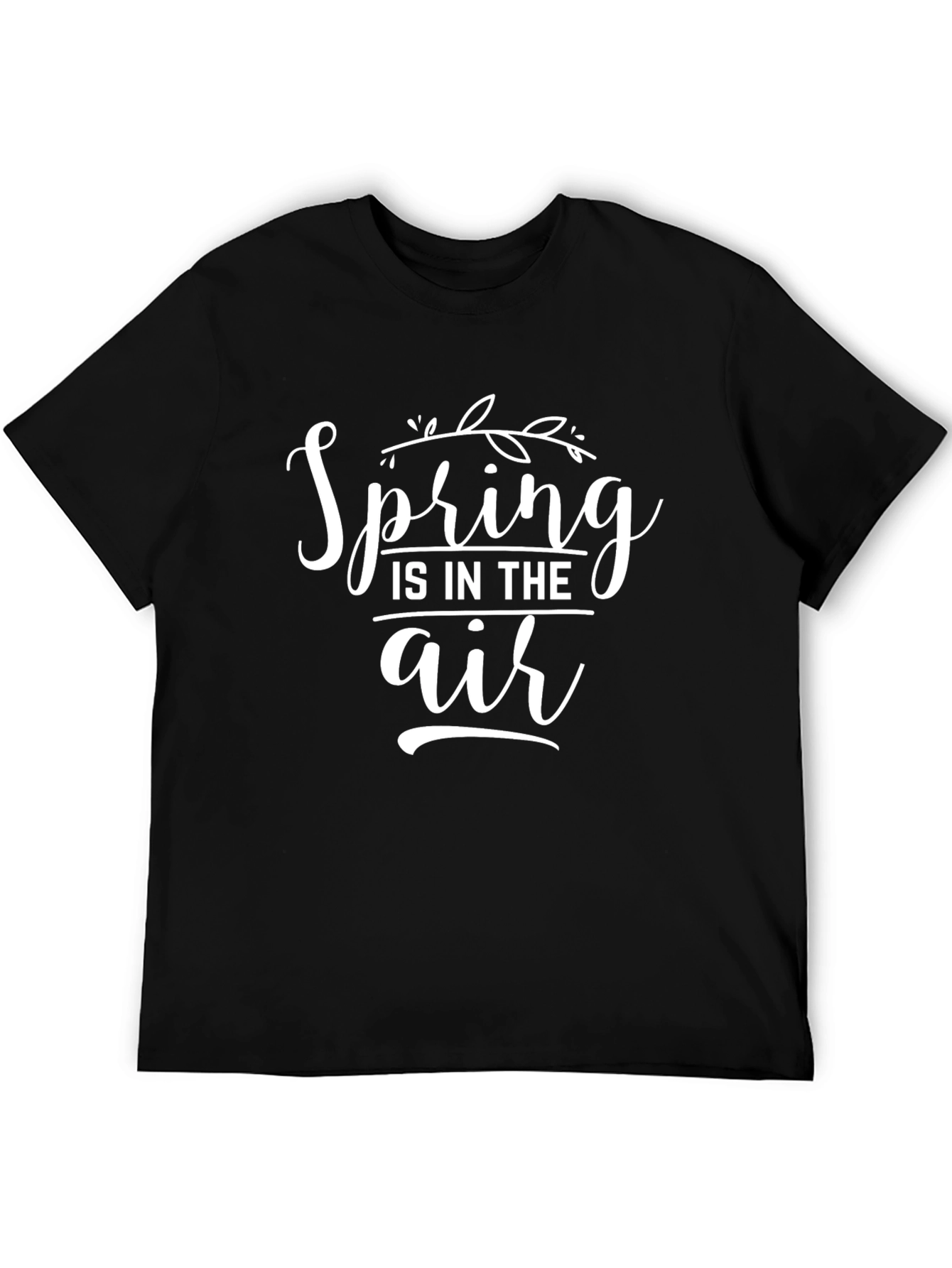 Spring Is In The Air Black T-Shirt