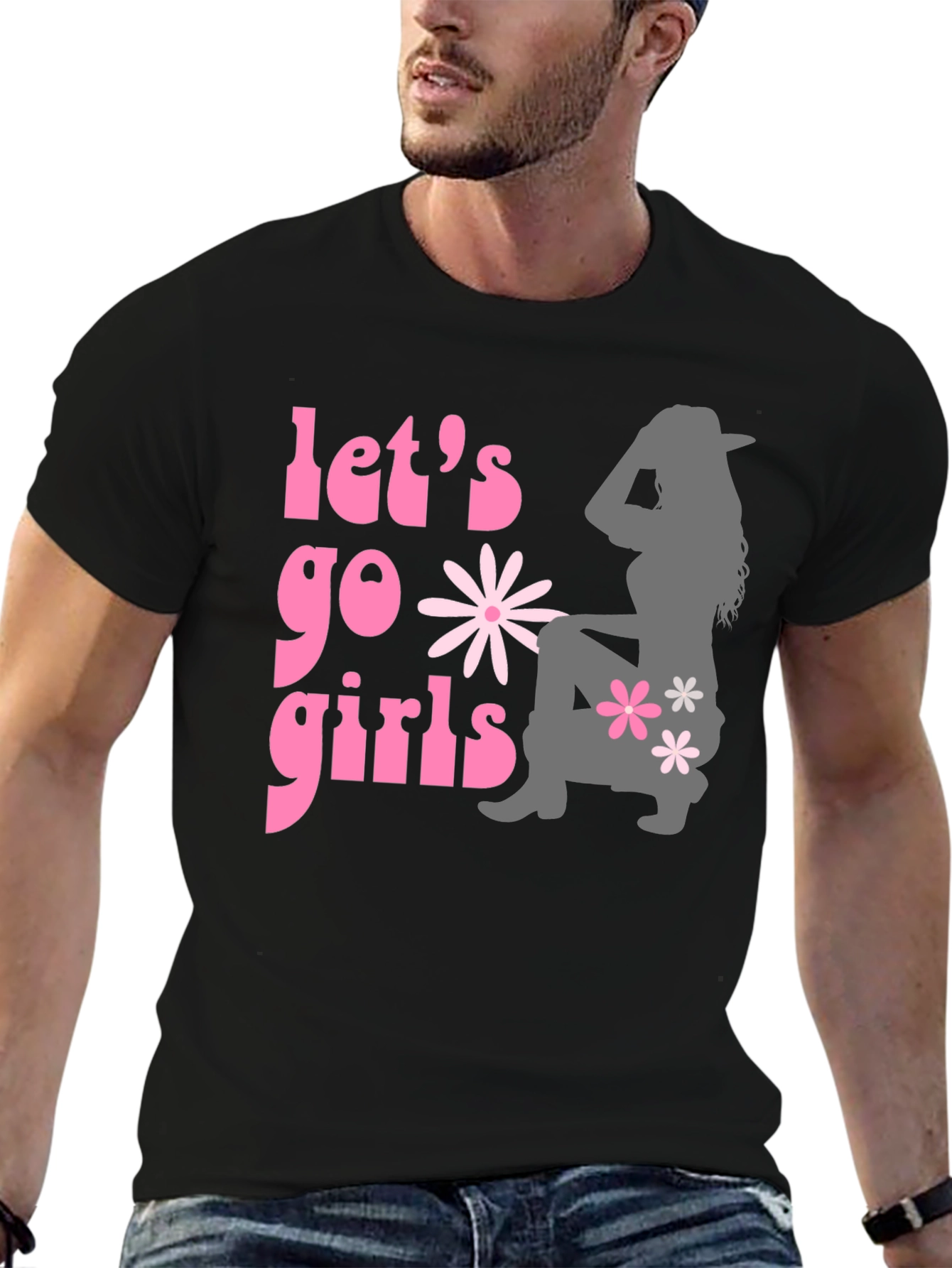 Lets Go Girls T-Shirt - Trendy Graphic Tee