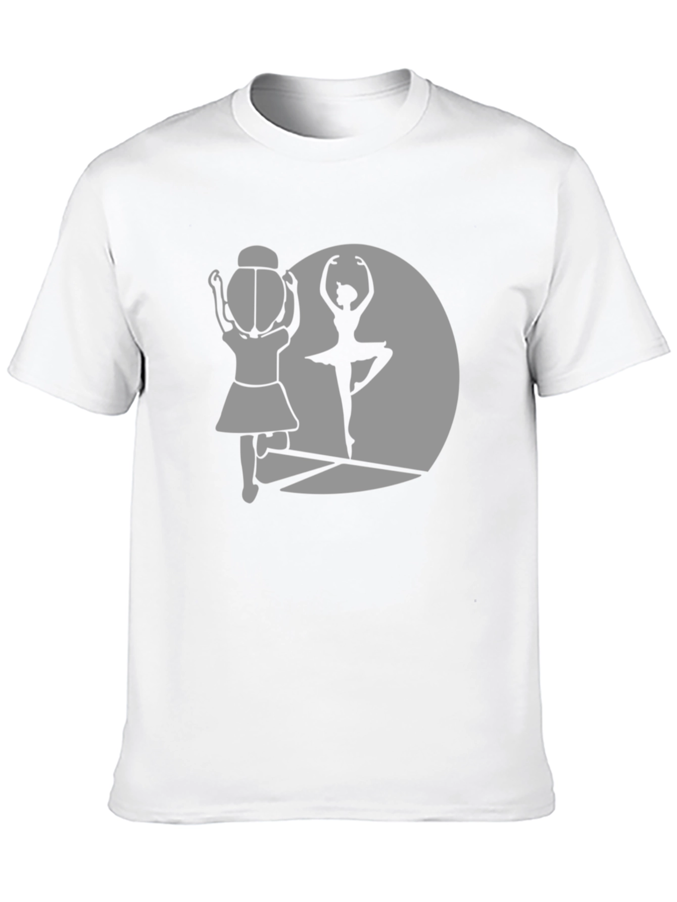 Ballerina Silhouette Graphic Tee - Dance Lover T-Shirt