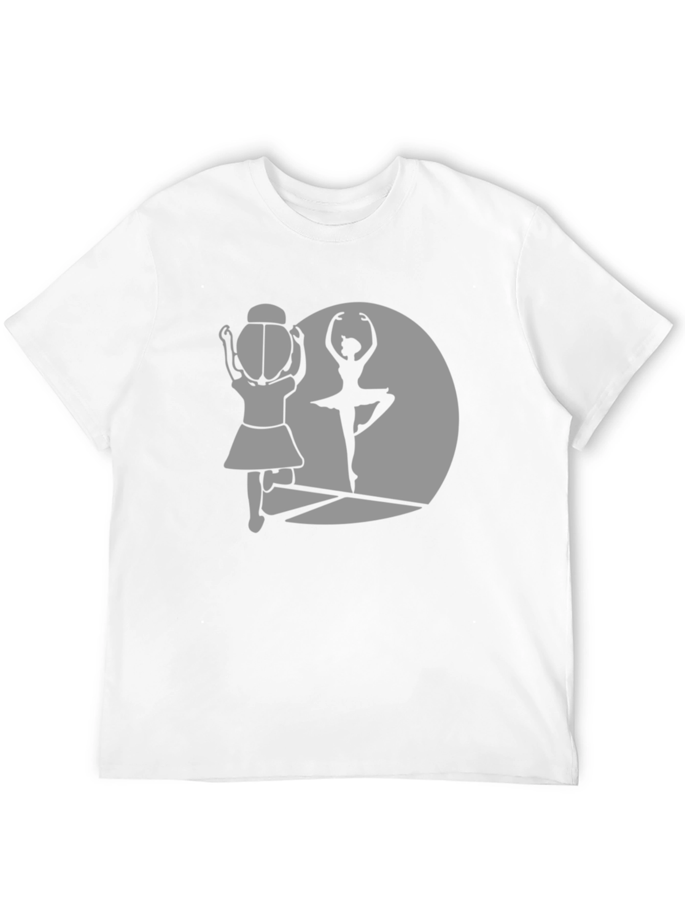 Ballerina Silhouette Graphic Tee - Dance Lover T-Shirt
