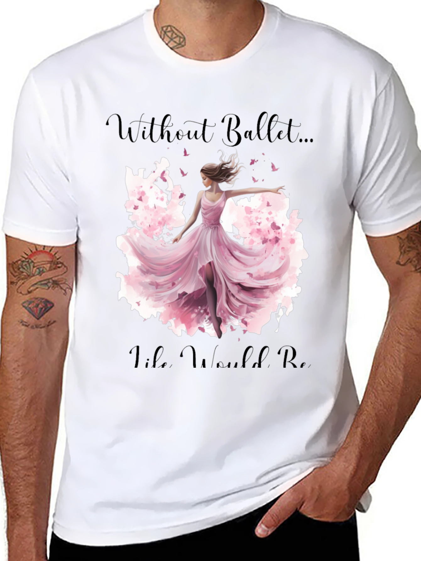Ballet Lovers T-Shirt - Artistic Dance Design
