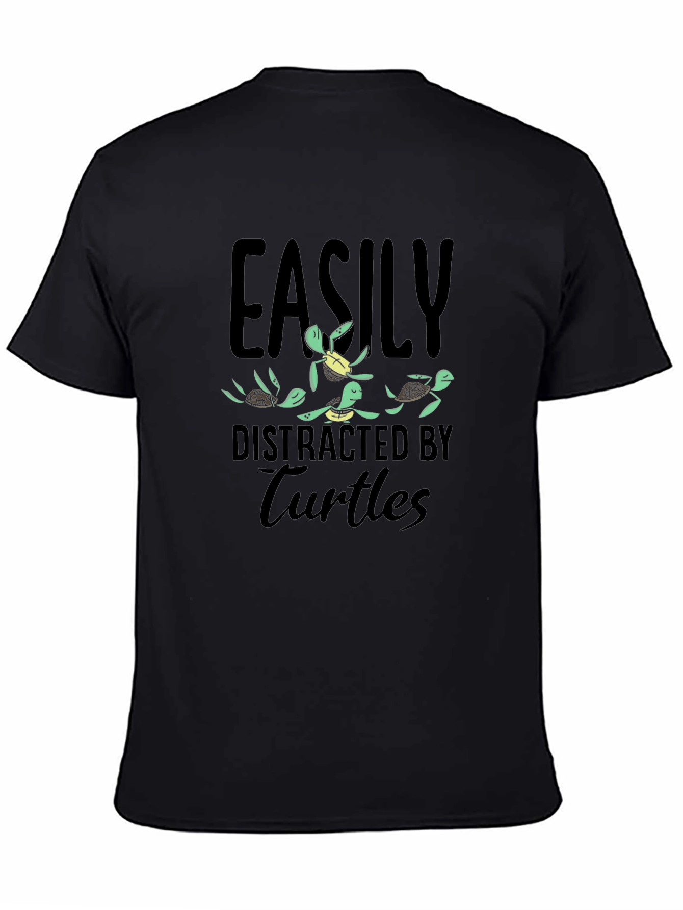 Easily Distracted by Turtles Graphic T-Shirt