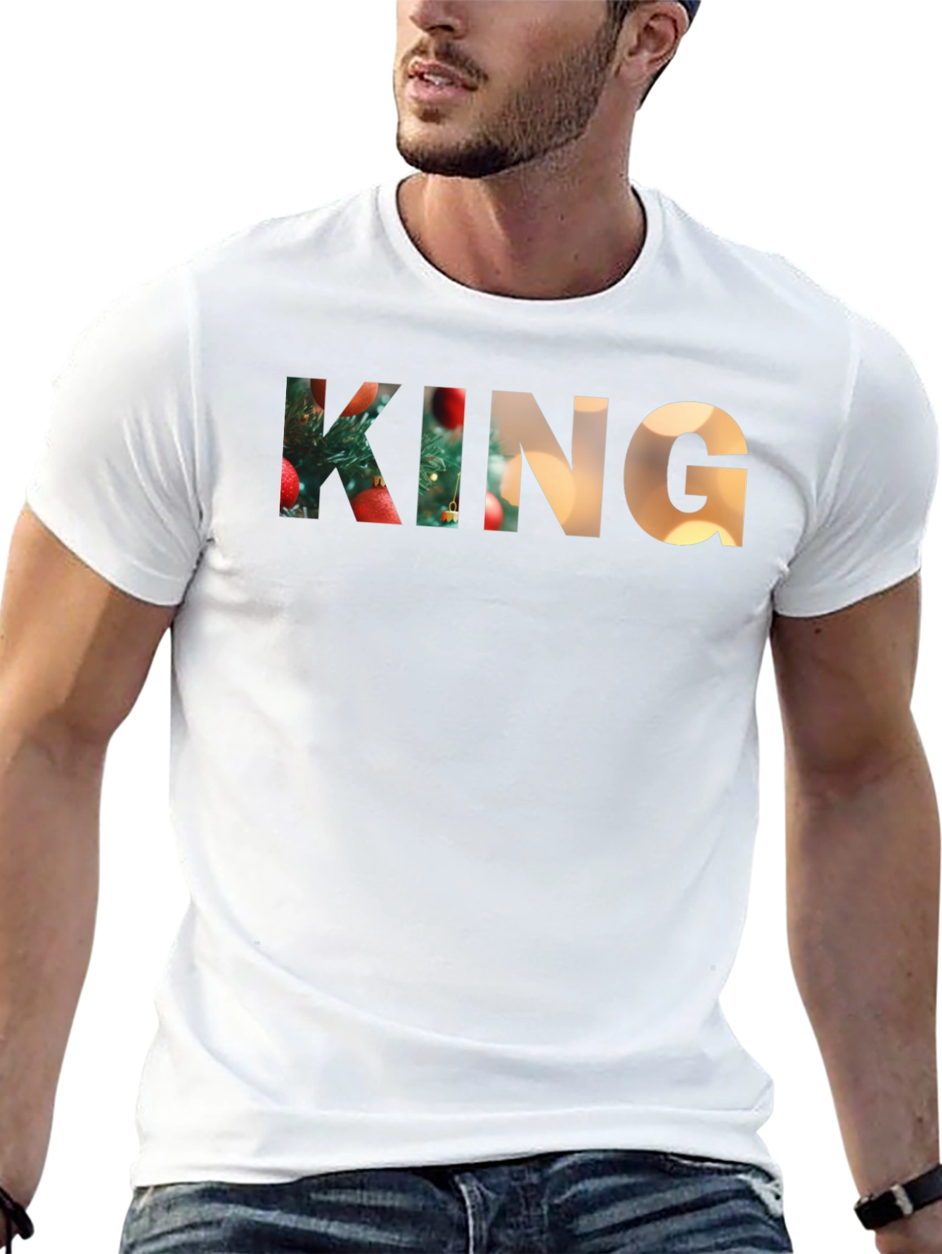 King Christmas Tree T-Shirt Holiday Style