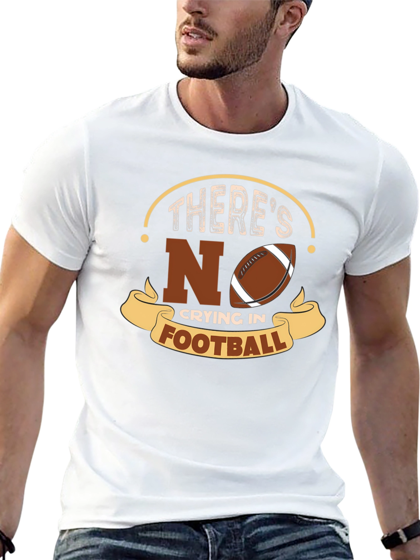 Theres No Crying In Football T-Shirt