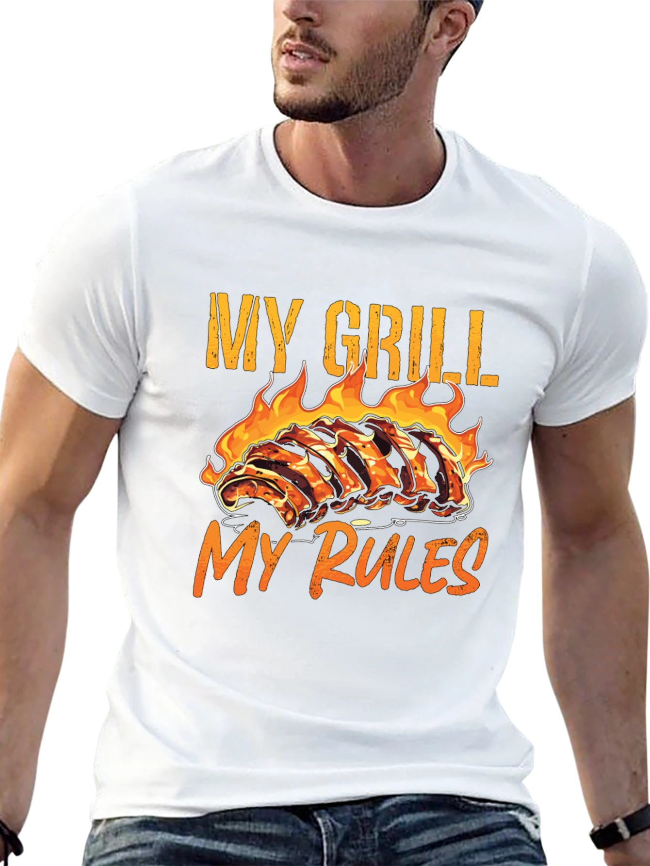 My Grill My Rules BBQ Ribs T-Shirt