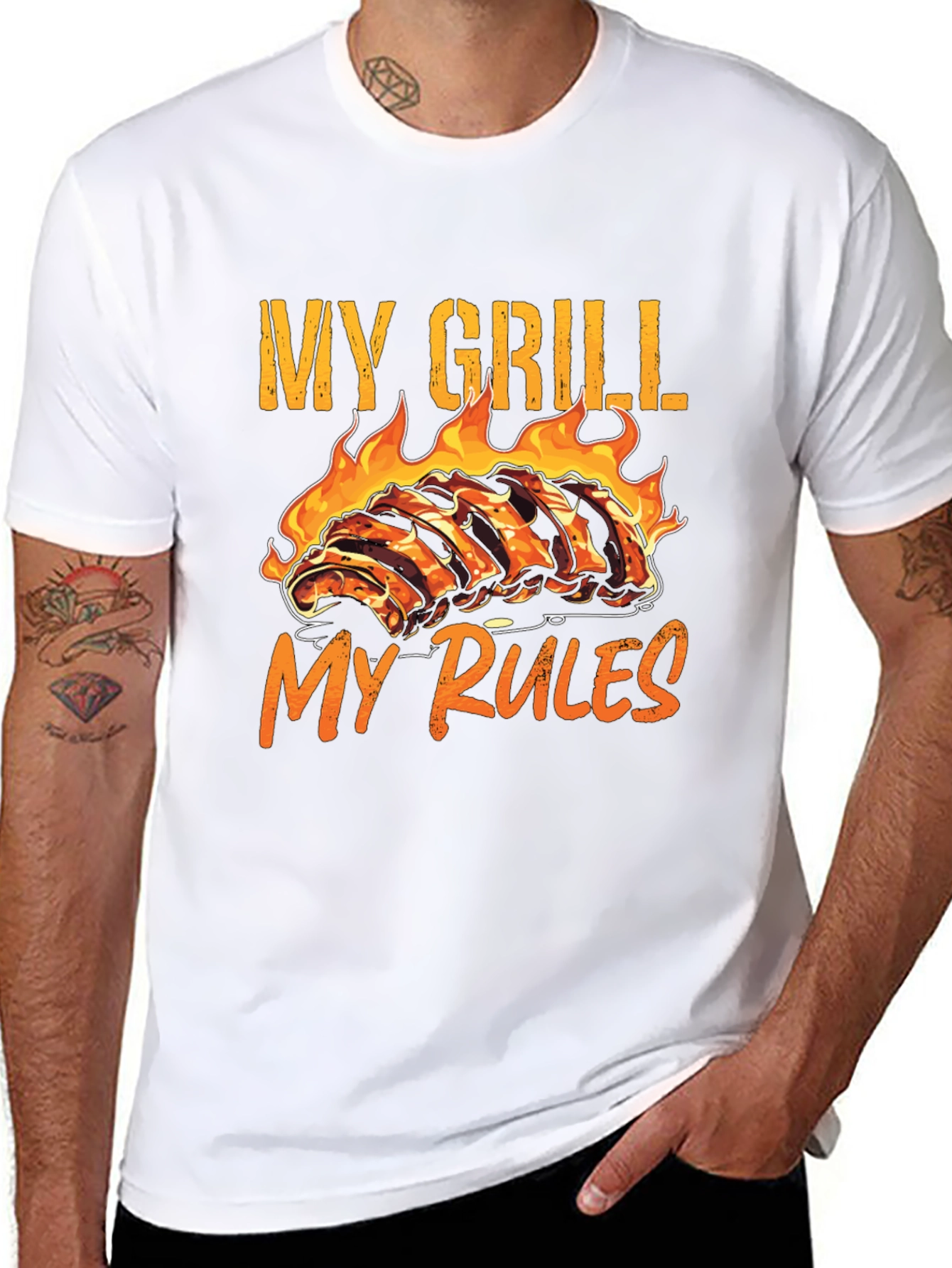 My Grill My Rules BBQ Ribs T-Shirt