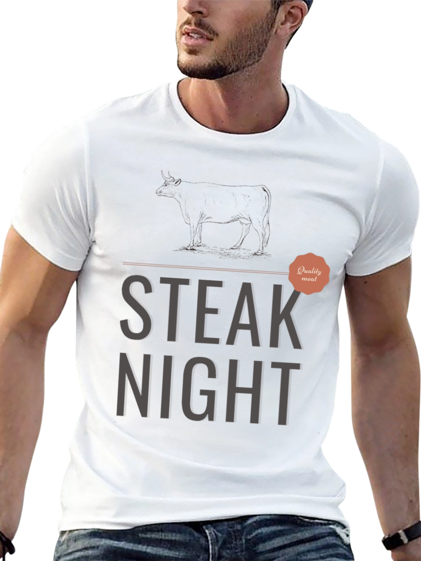 Steak Night Graphic T-Shirt - Quality Meal