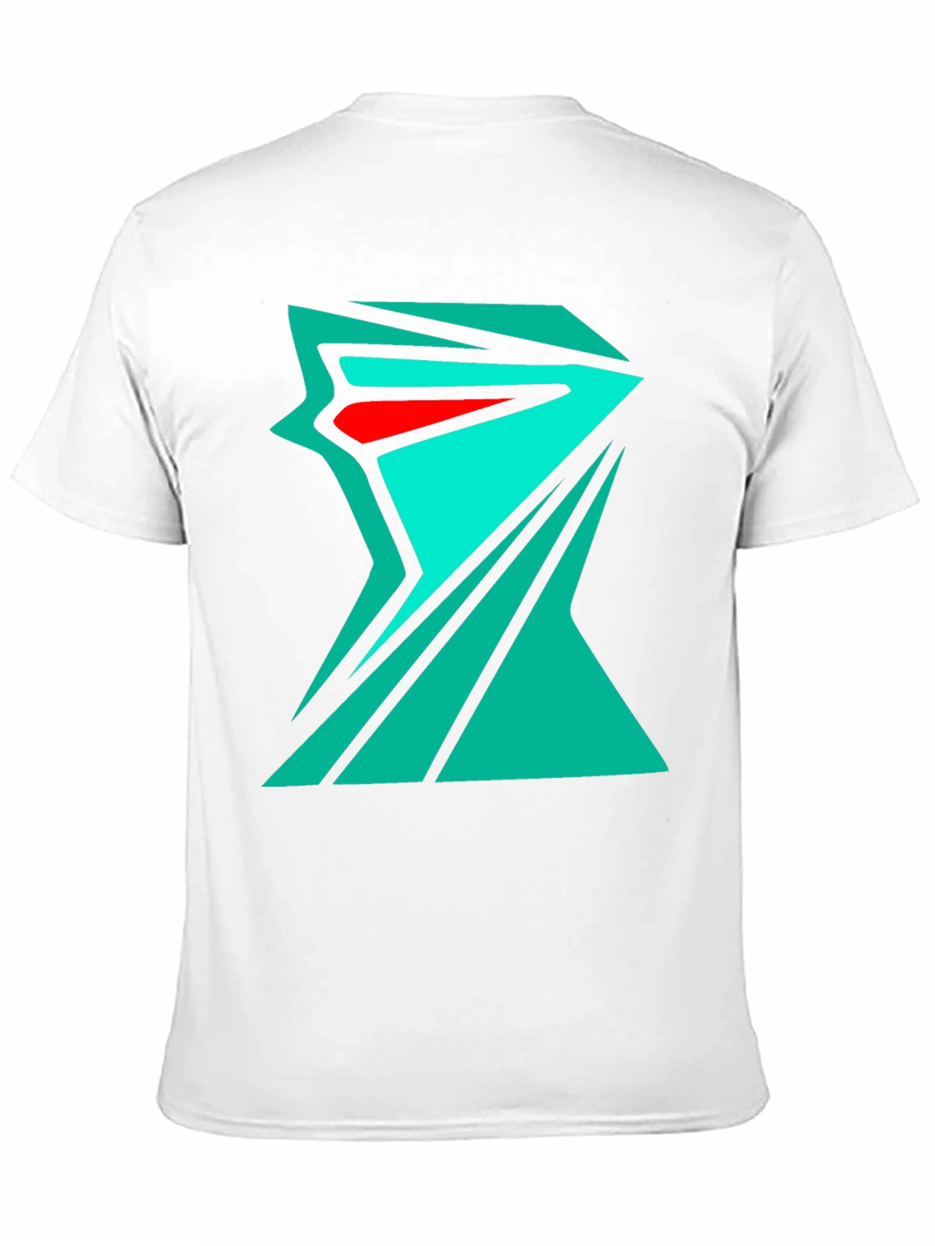 Abstract Geometric Tee - Edgy Streetwear Style
