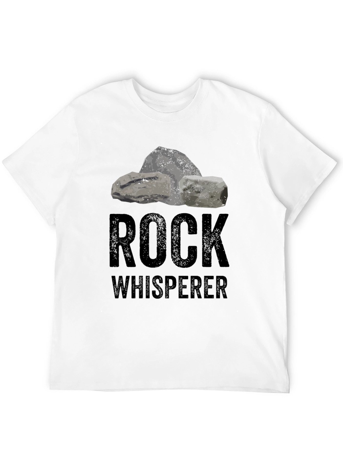 Rock Whisperer Graphic T-Shirt - Black