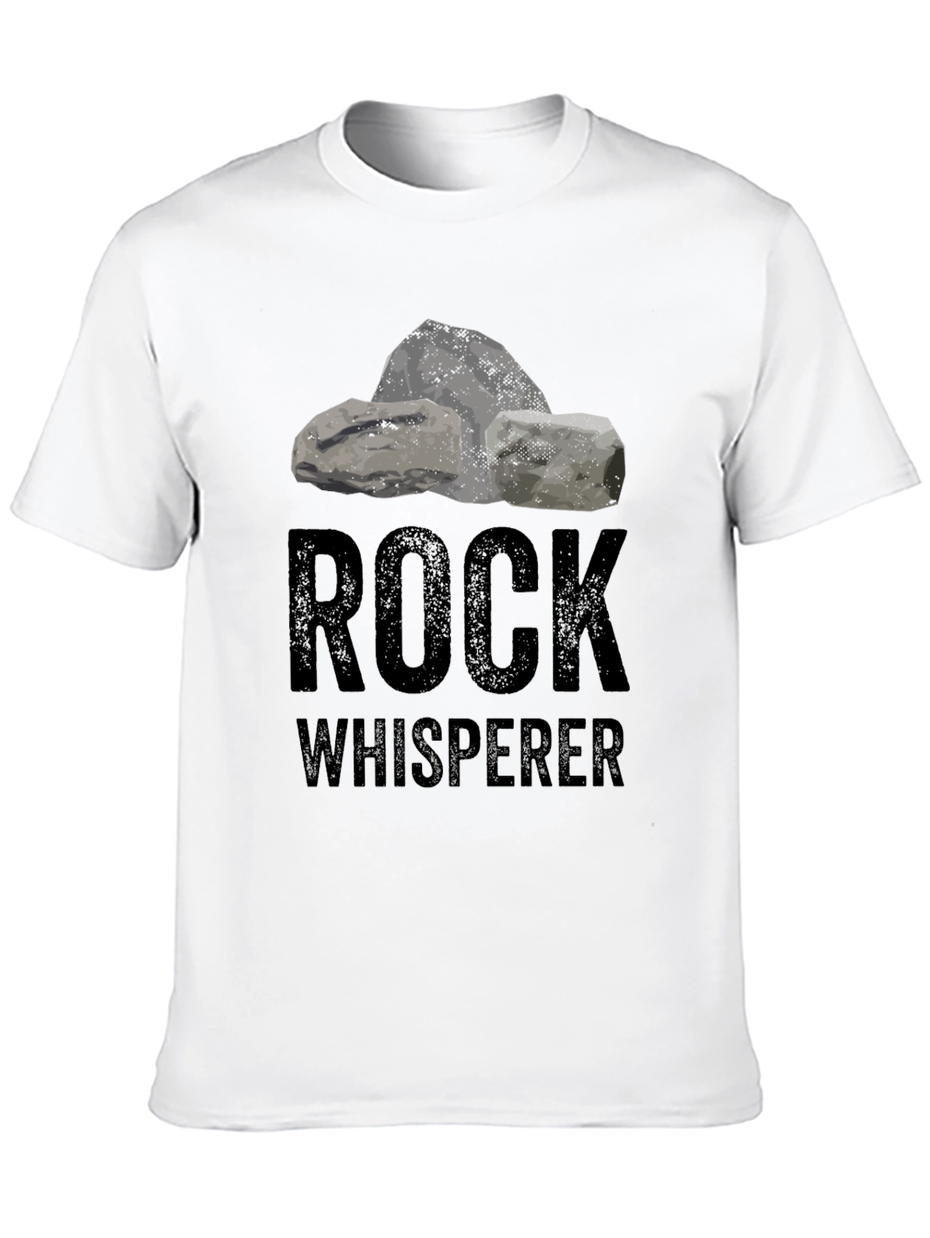 Rock Whisperer Graphic T-Shirt - Black