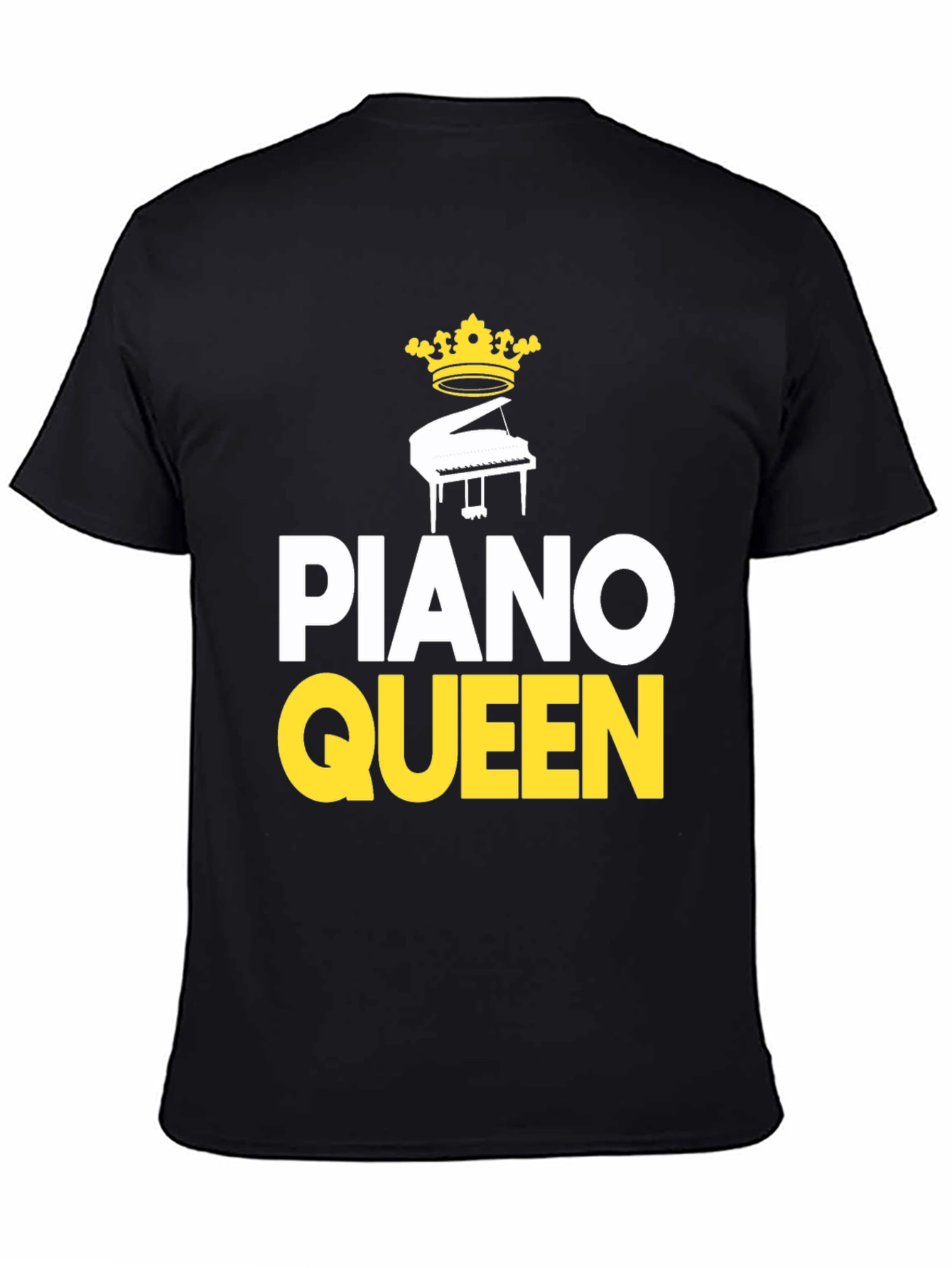 Piano Queen Graphic T-Shirt - Music Lover Tee