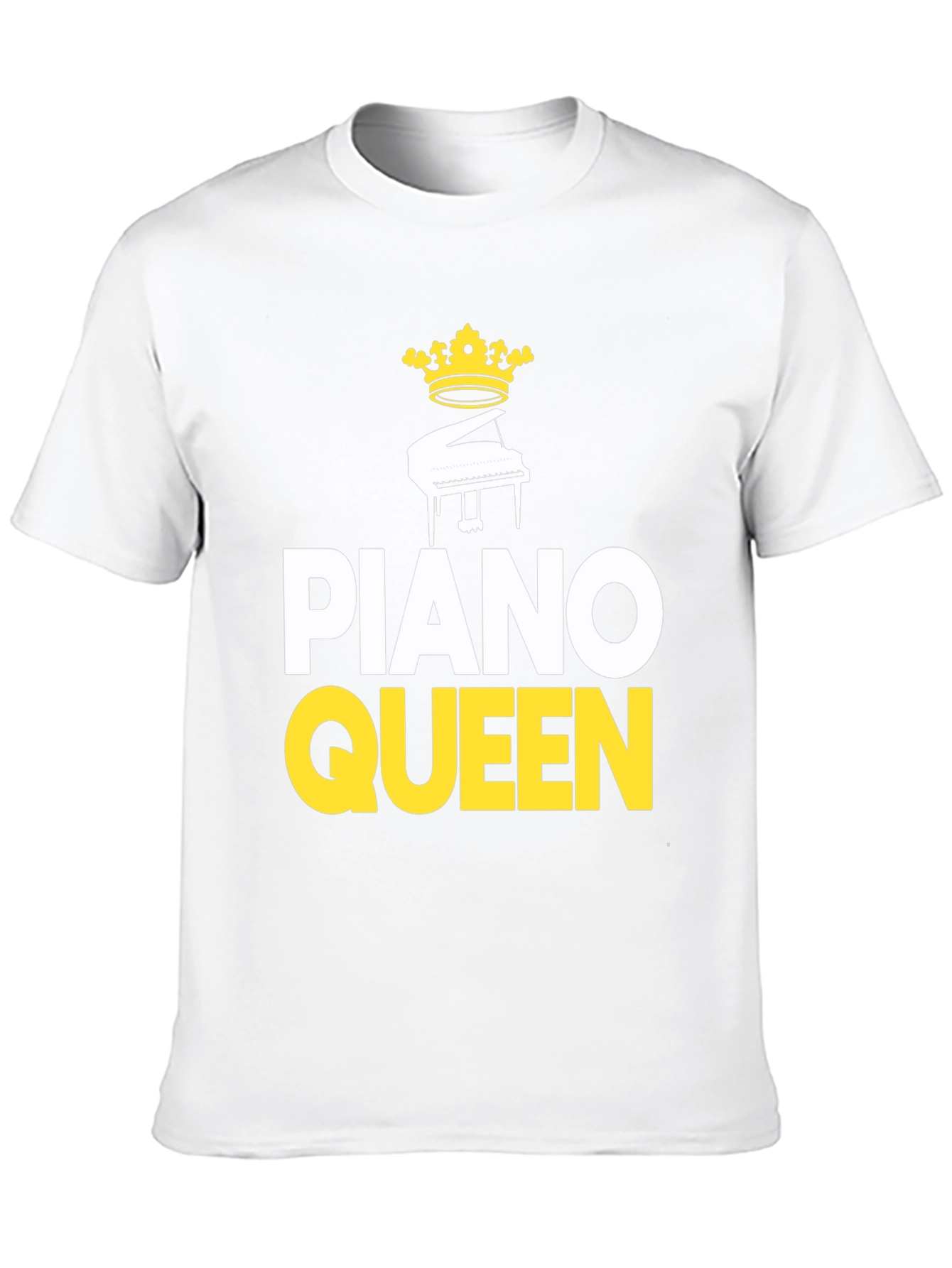 Piano Queen Graphic T-Shirt - Music Lover Tee