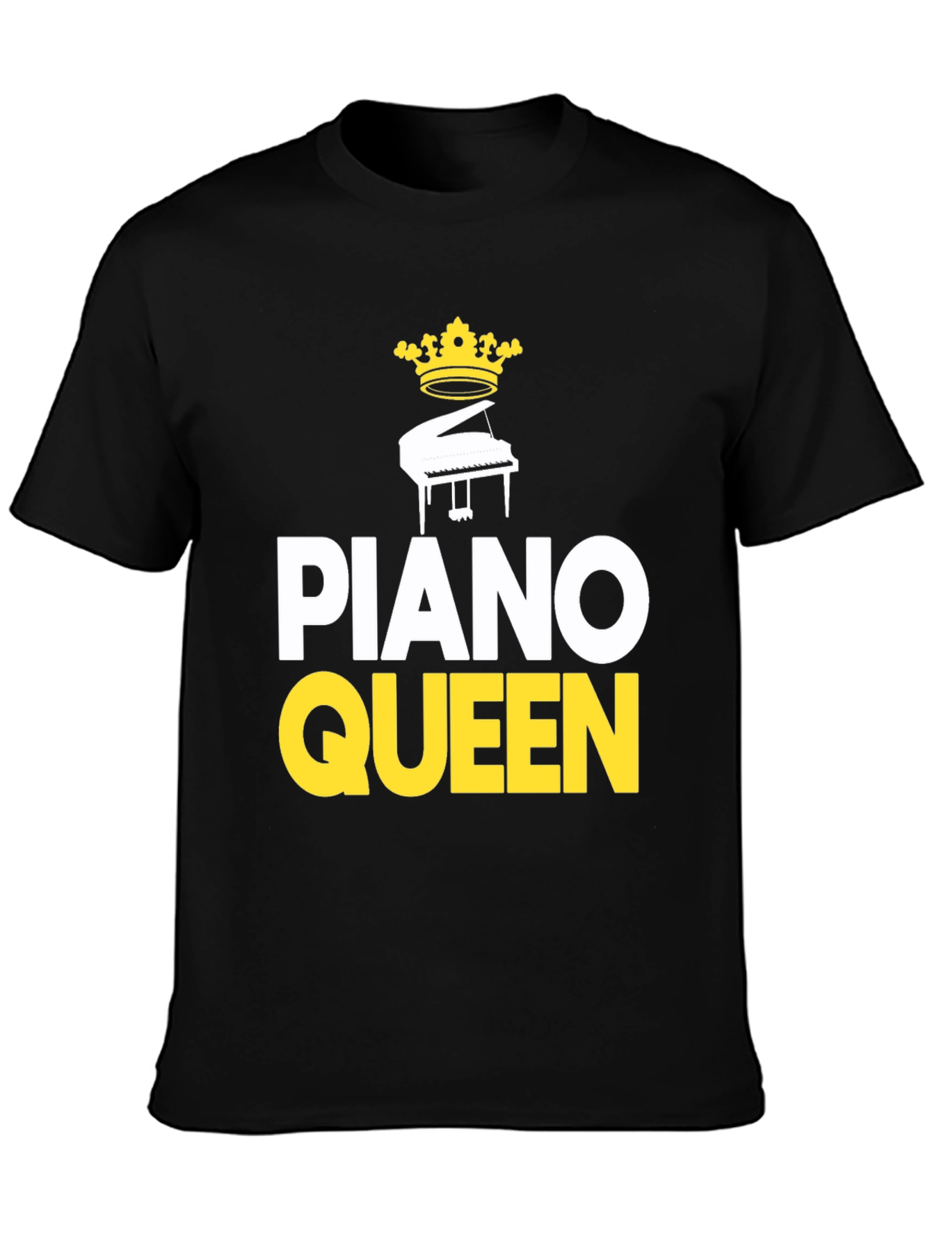 Piano Queen Graphic T-Shirt - Music Lover Tee
