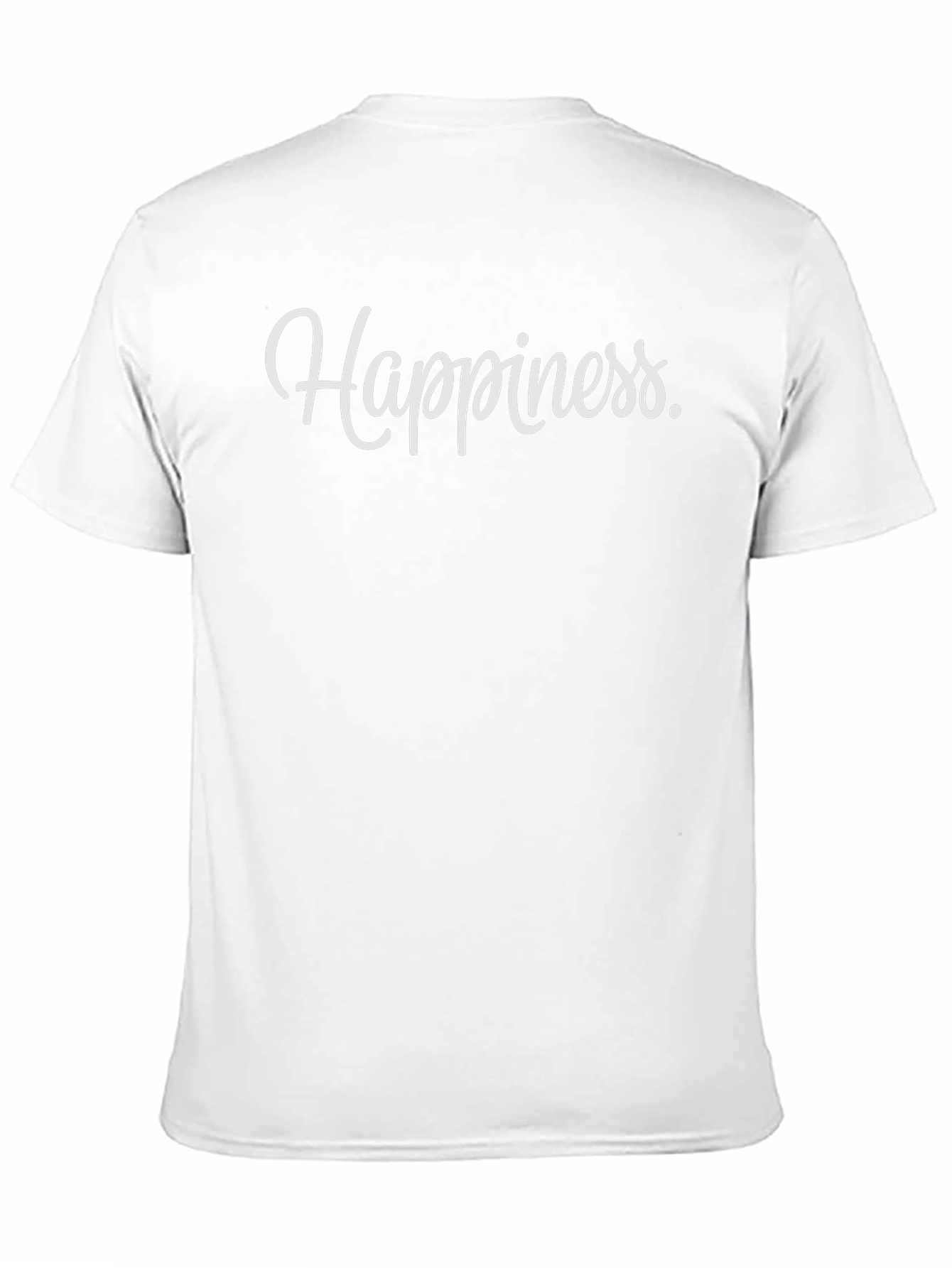 Happiness Black Graphic Tee - Stylish and Comfortable