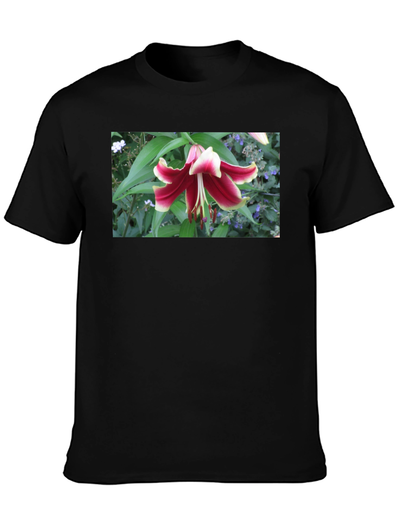 Floral Lily T-Shirt - Botanical Graphic Tee
