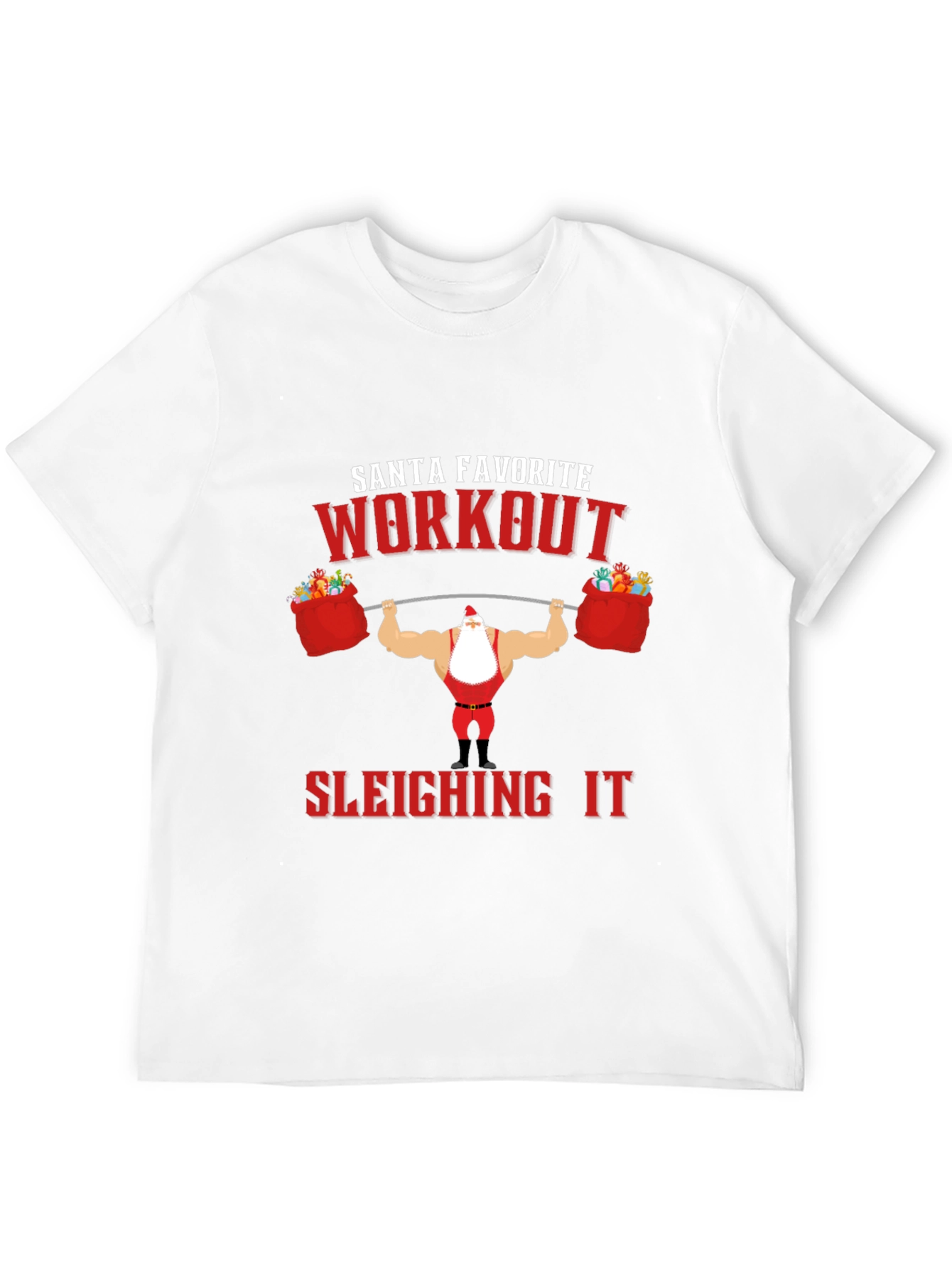 Santas Favorite Workout T-Shirt