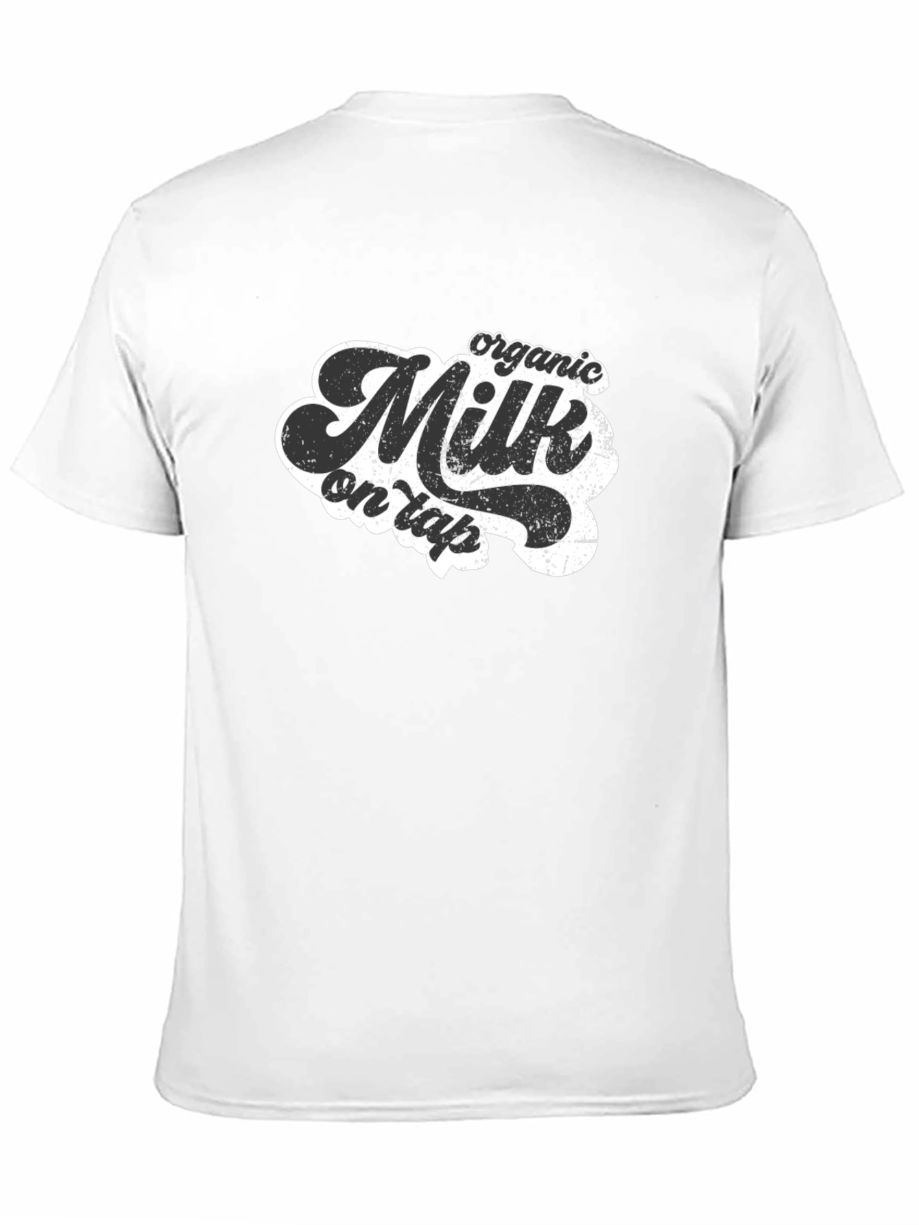 Organic Milk on Tap T-Shirt - Retro Style