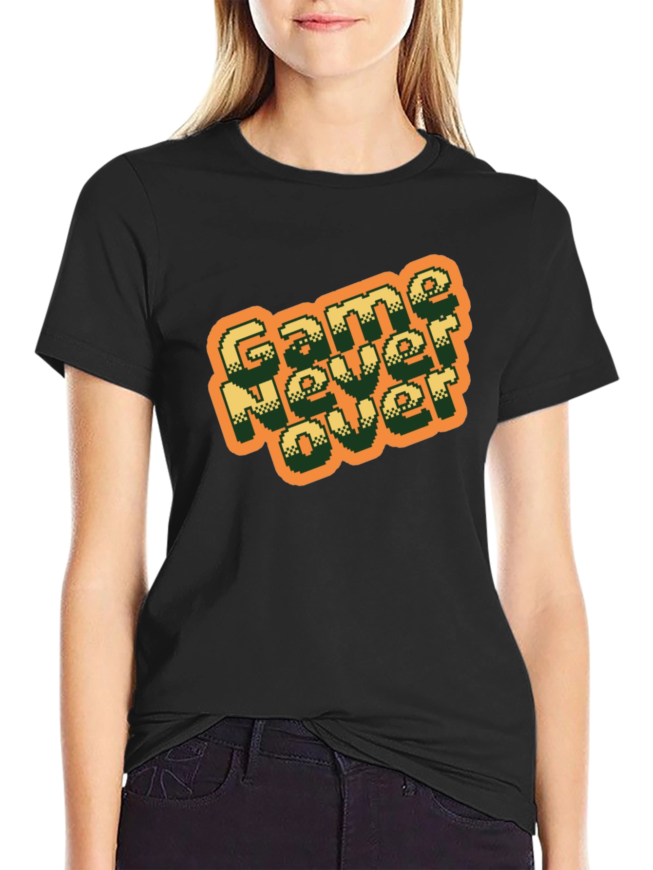 Game Never Over Retro Pixel Tee