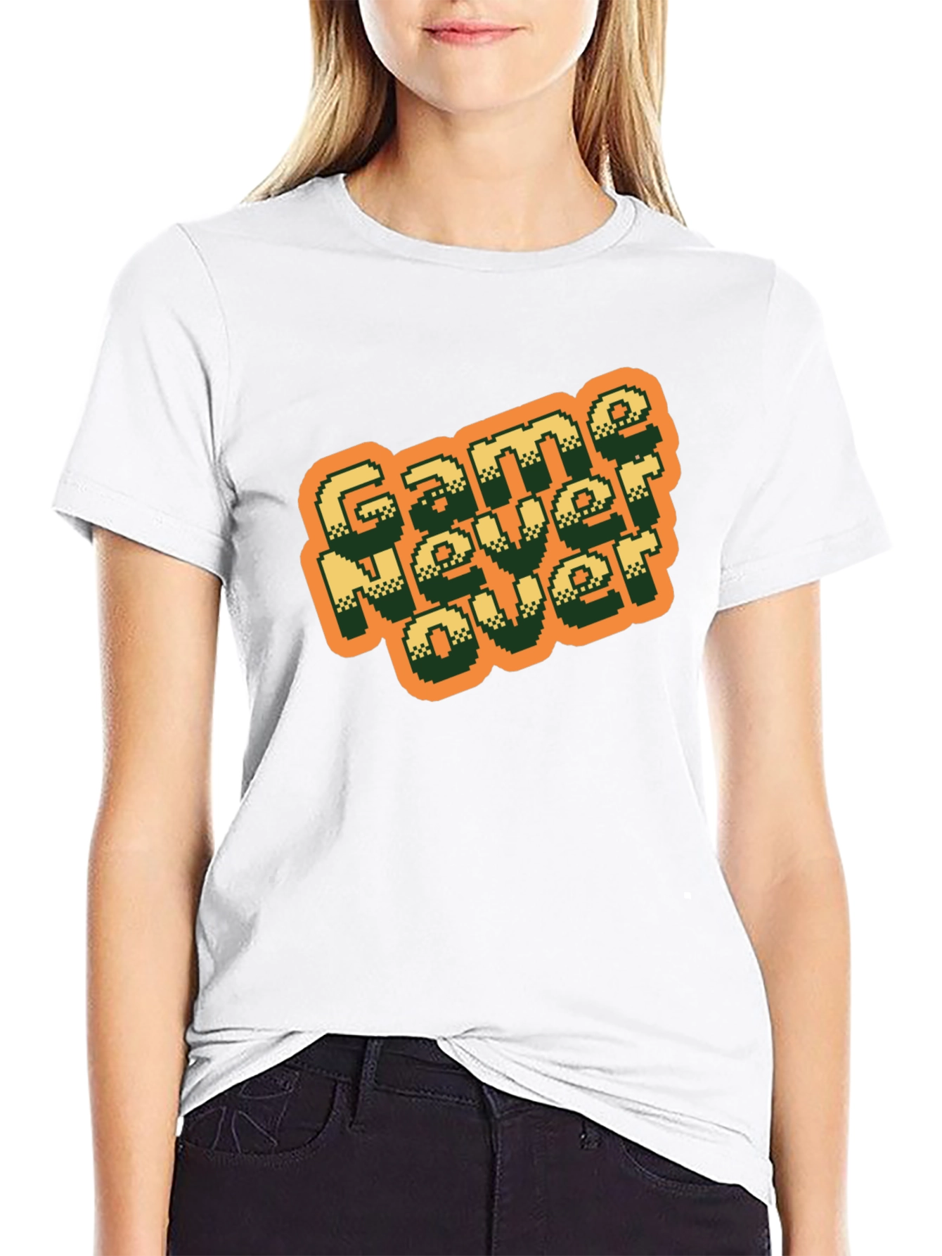 Game Never Over Retro Pixel Tee