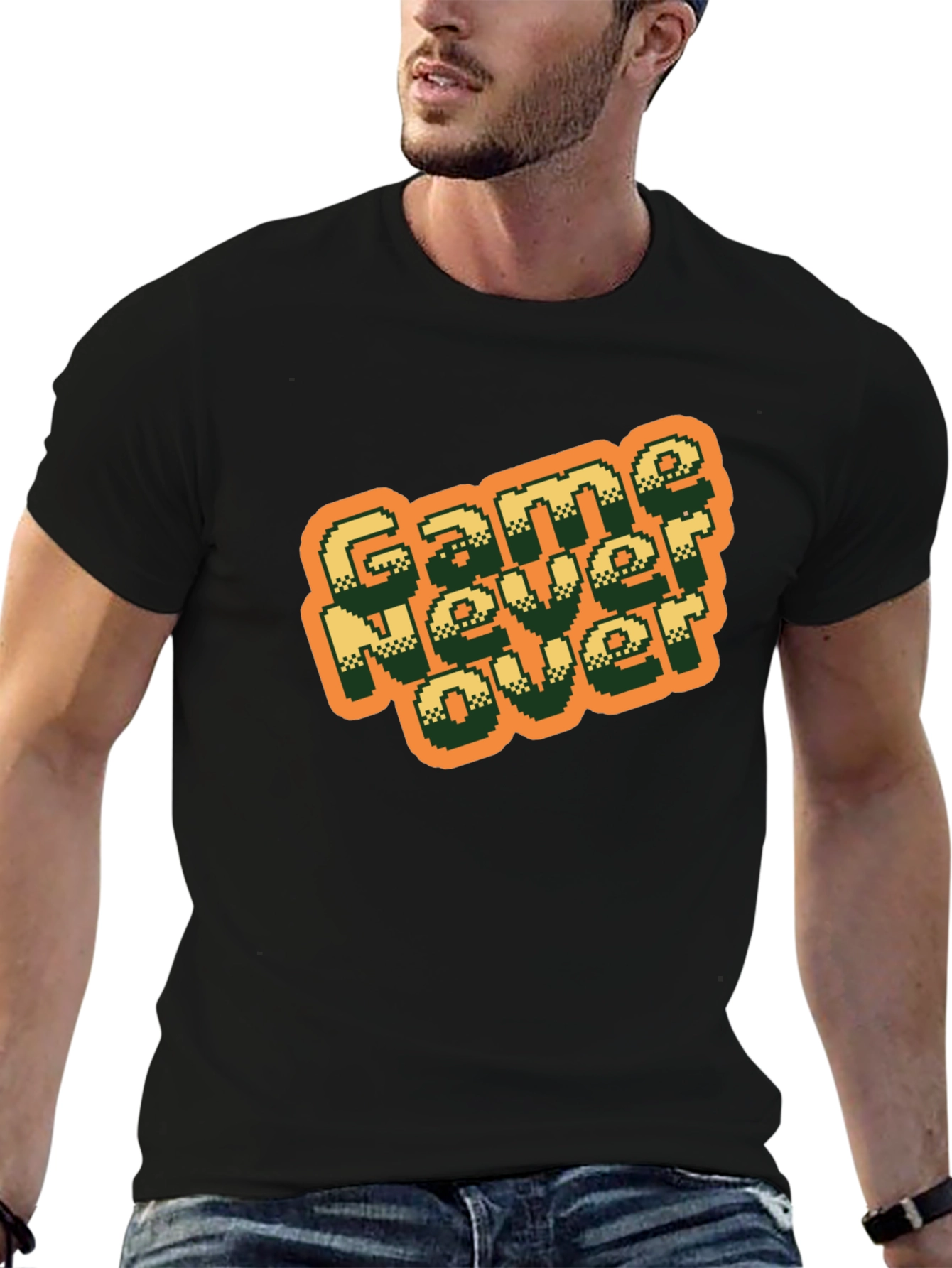 Game Never Over Retro Pixel Tee