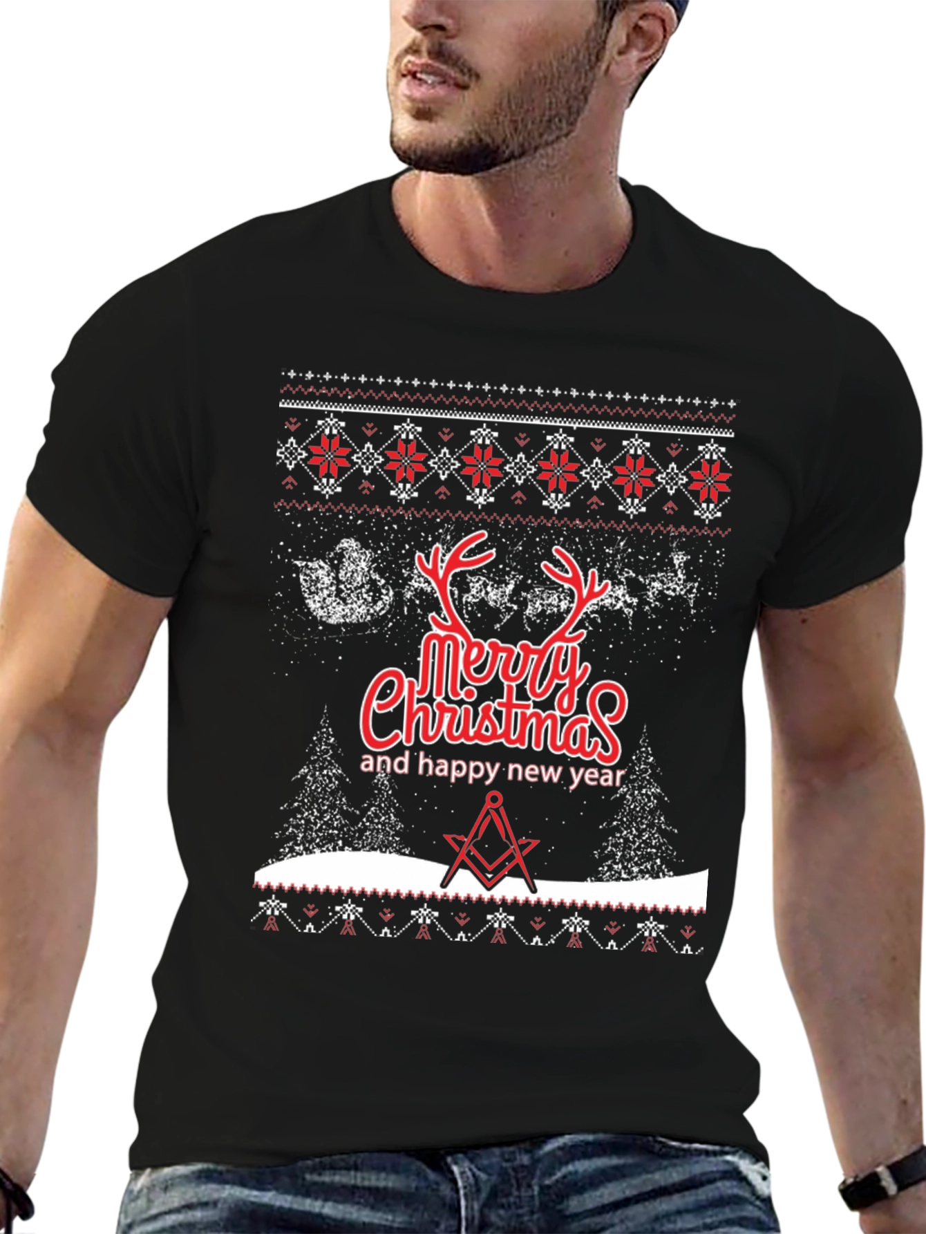 Merry Christmas Masonic T-Shirt