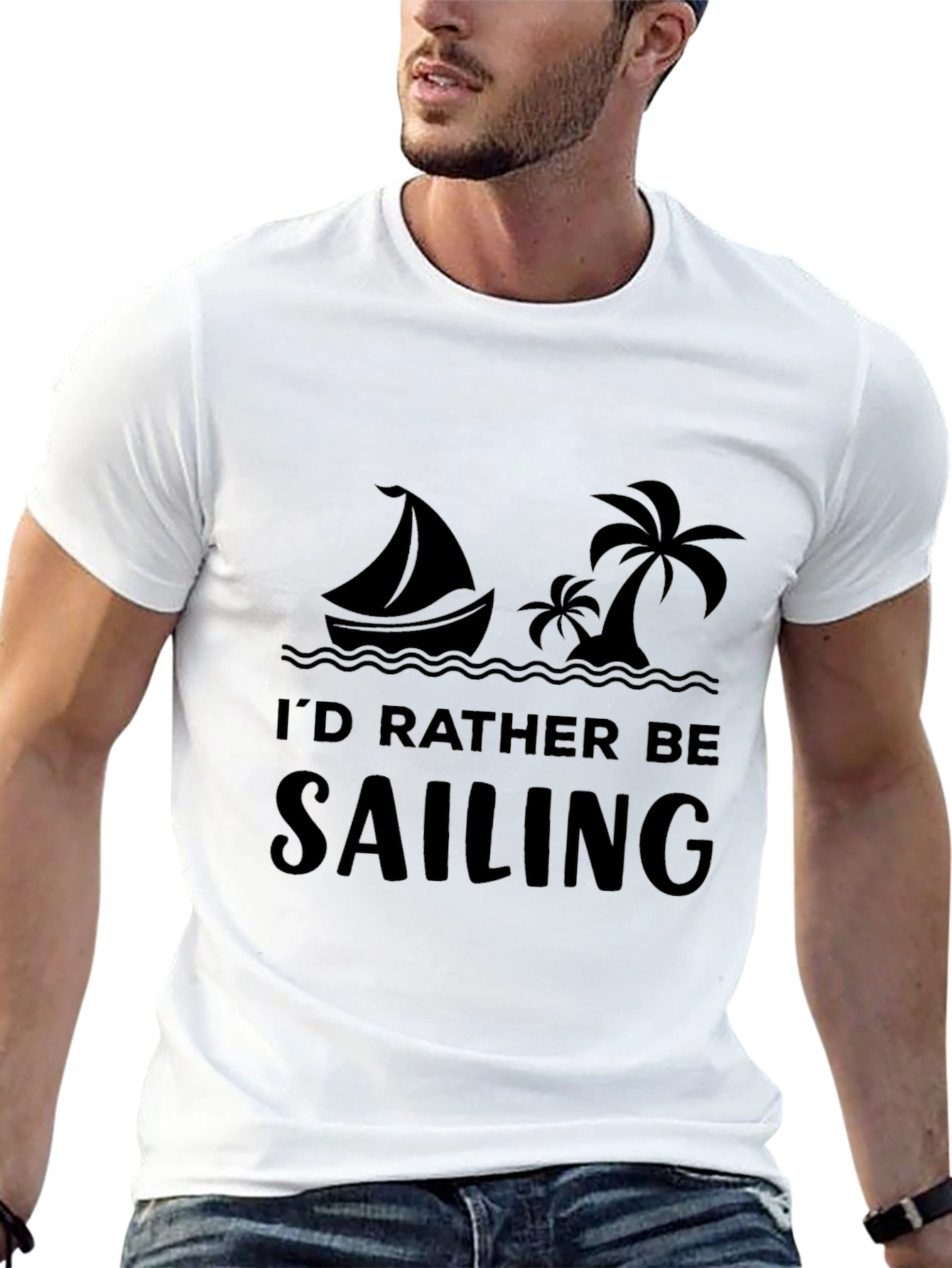Sailing Graphic Tee - Id Rather Be Sailing