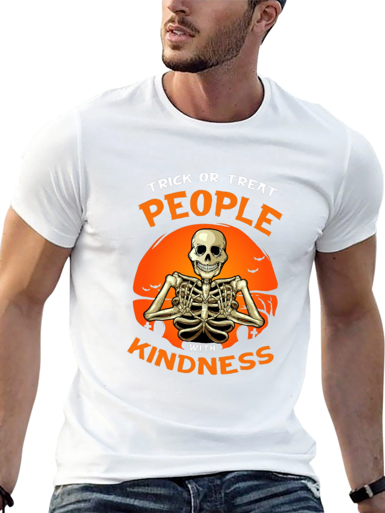 Kindness Skeleton Halloween T-Shirt