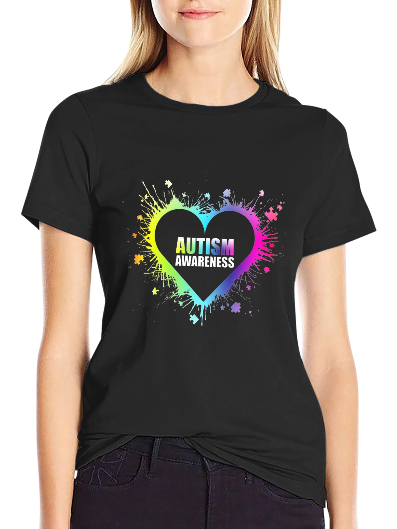 Autism Awareness Heart T-Shirt