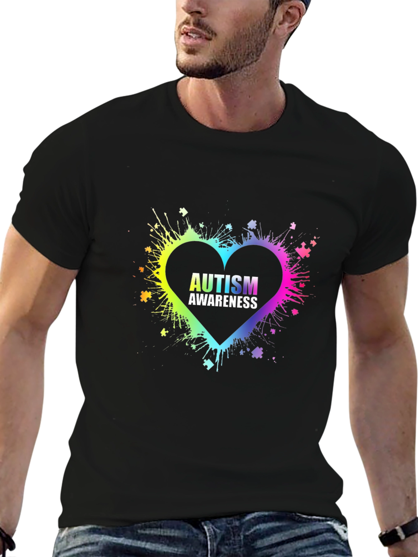 Autism Awareness Heart T-Shirt