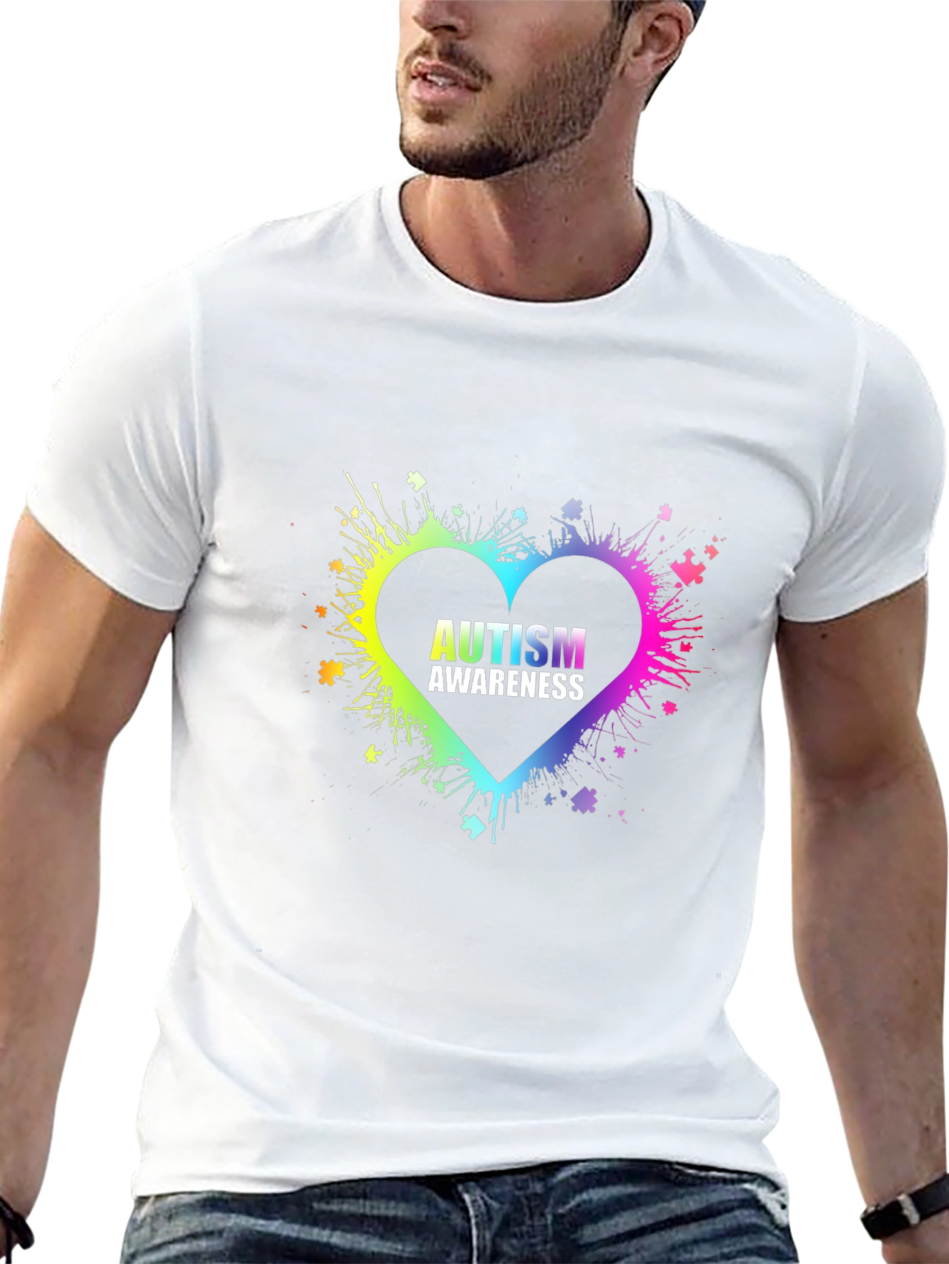 Autism Awareness Heart T-Shirt