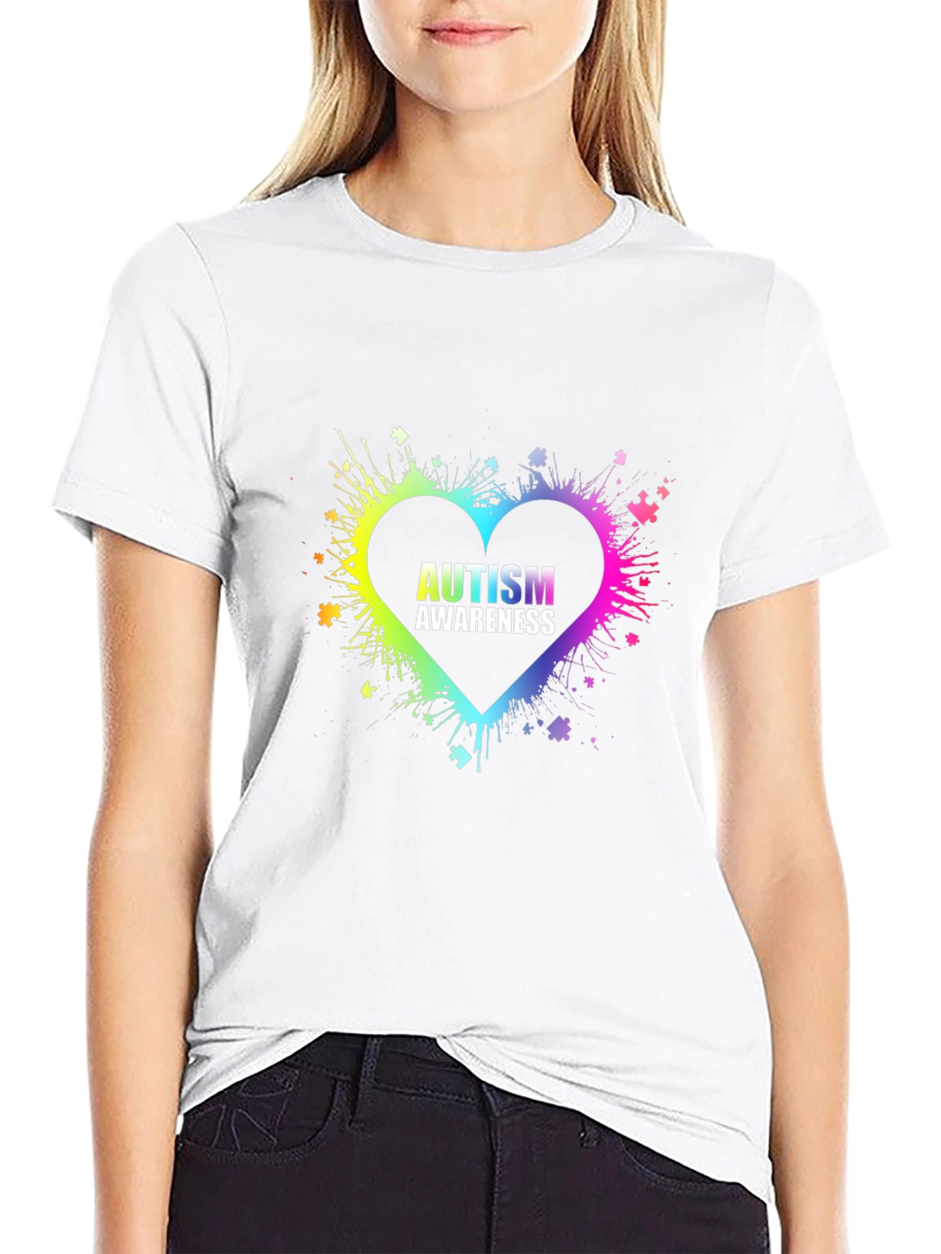 Autism Awareness Heart T-Shirt