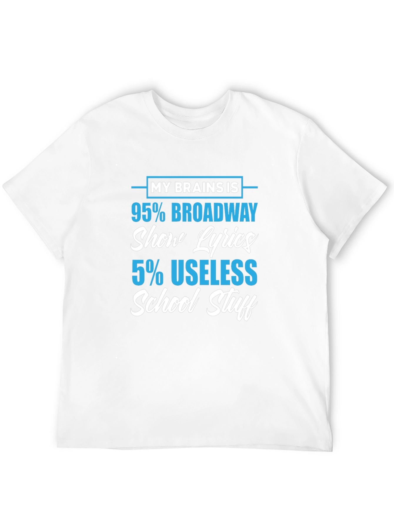 Broadway Show Lyrics T-Shirt