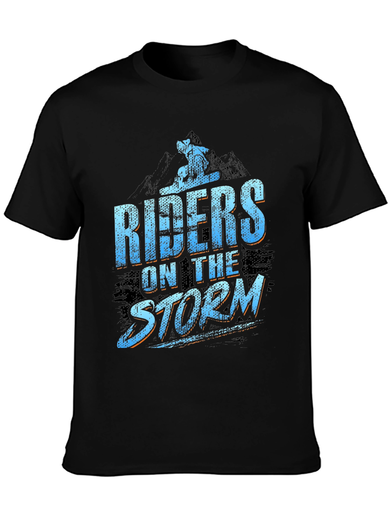 Riders on the Storm Black Graphic Tee