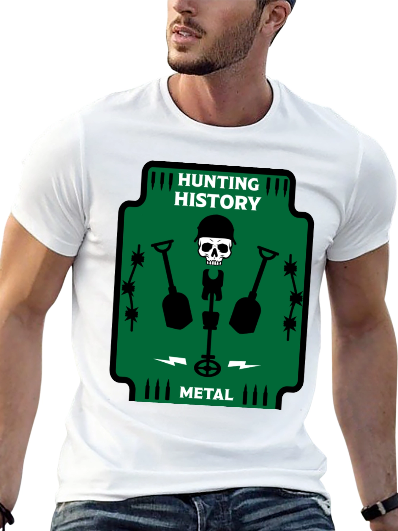 Hunting History Metal Detecting T-Shirt