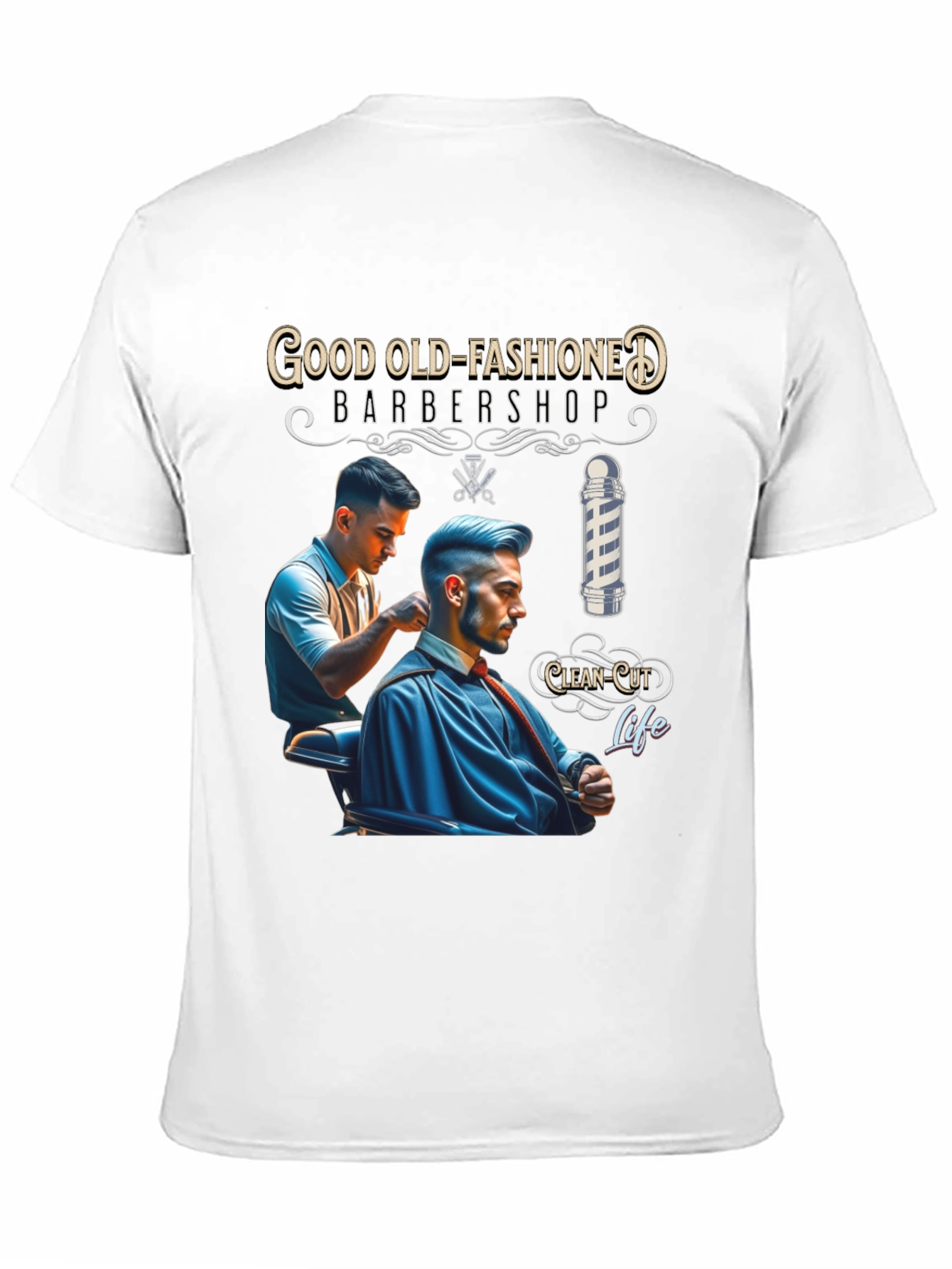 Good Old-Fashioned Barbershop Graphic Tee