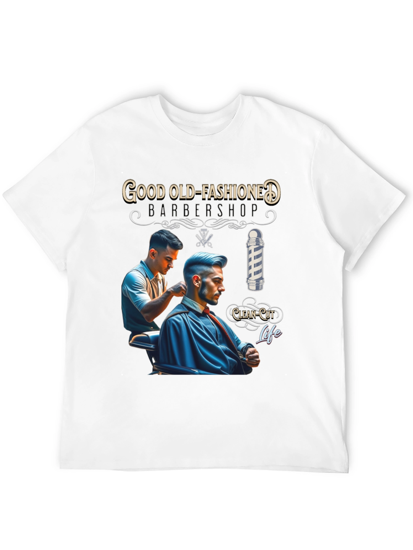 Good Old-Fashioned Barbershop Graphic Tee