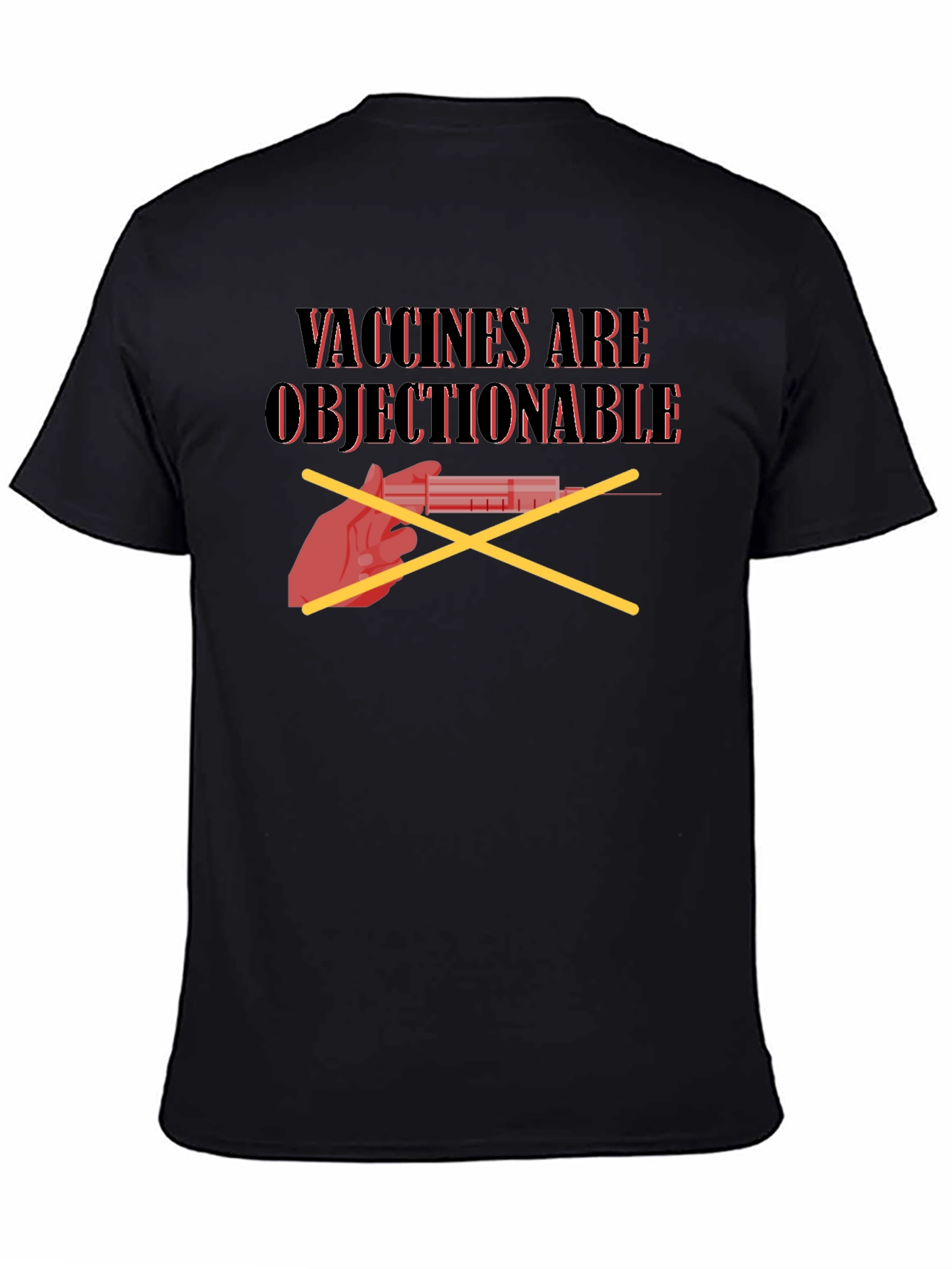 Anti-Vaccine T-Shirt: Vaccines Are Objectionable