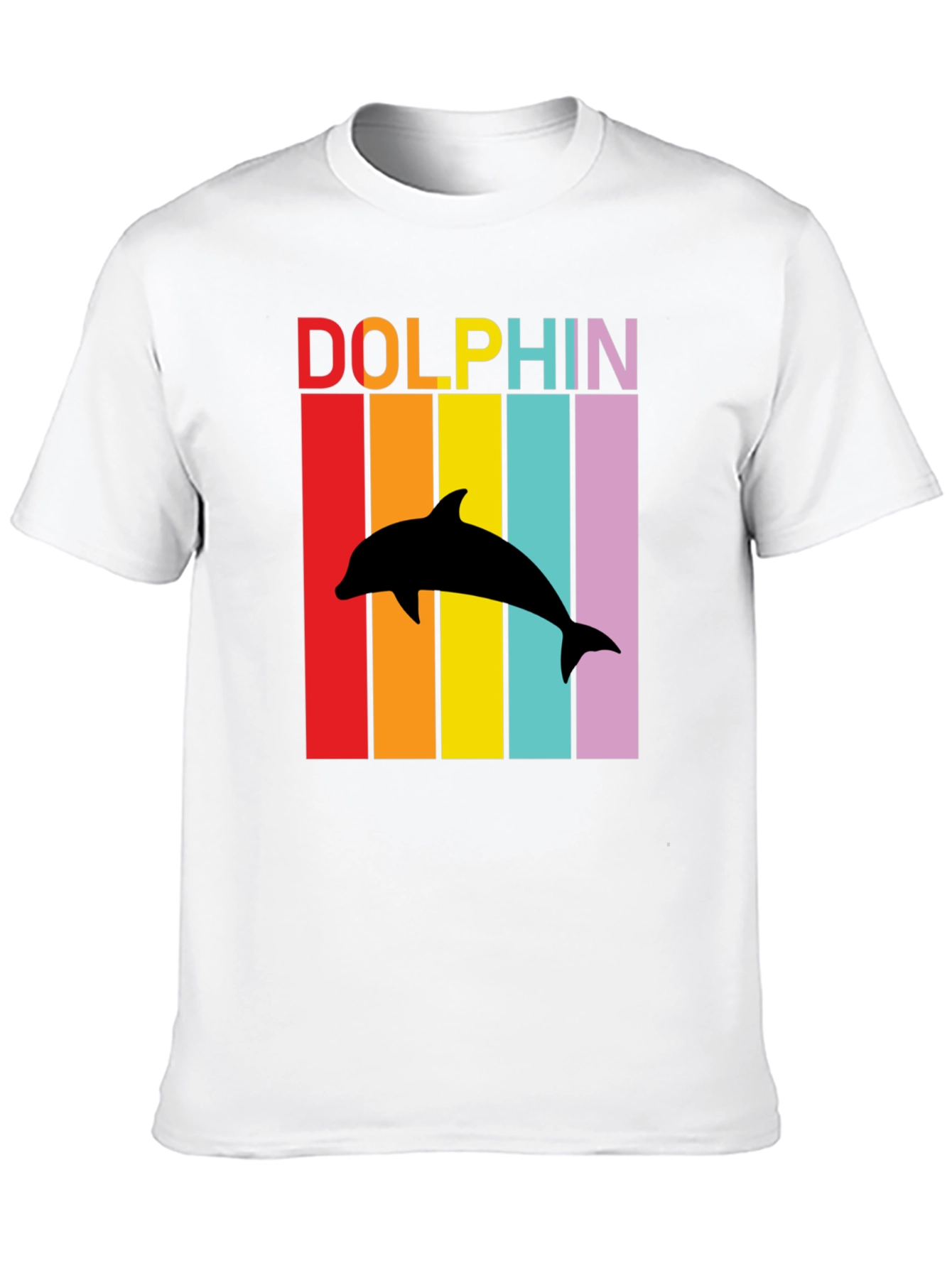 Retro Dolphin T-Shirt - Vibrant Graphic Tee